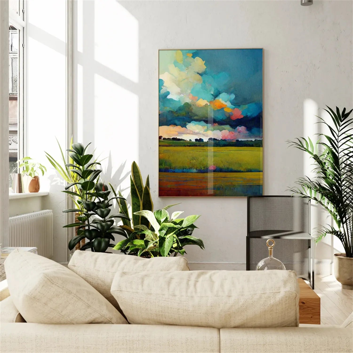 Colorful Landscape Abstract Wall Art #AP006