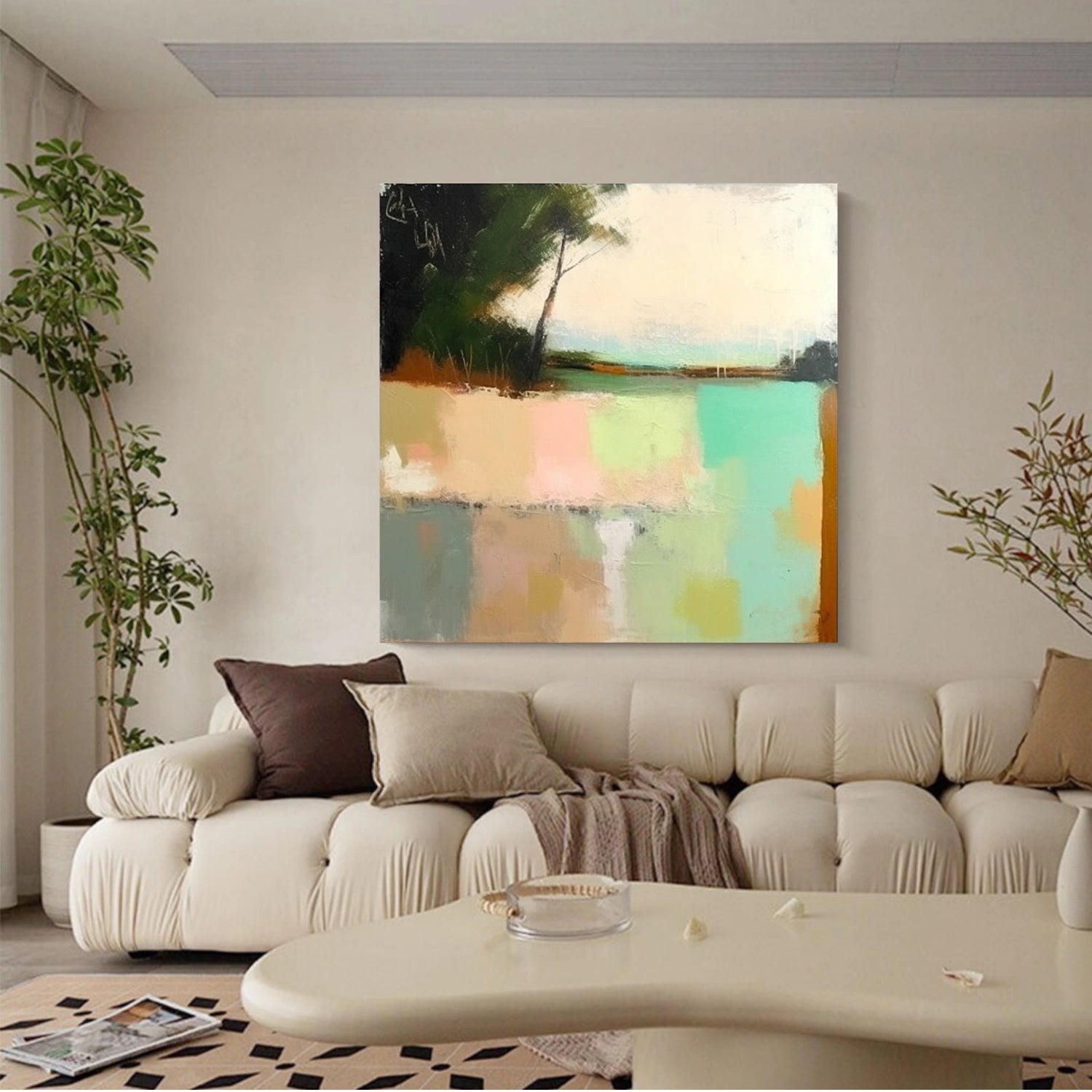 Colorful Abstract Canvas Wall Art #AP221