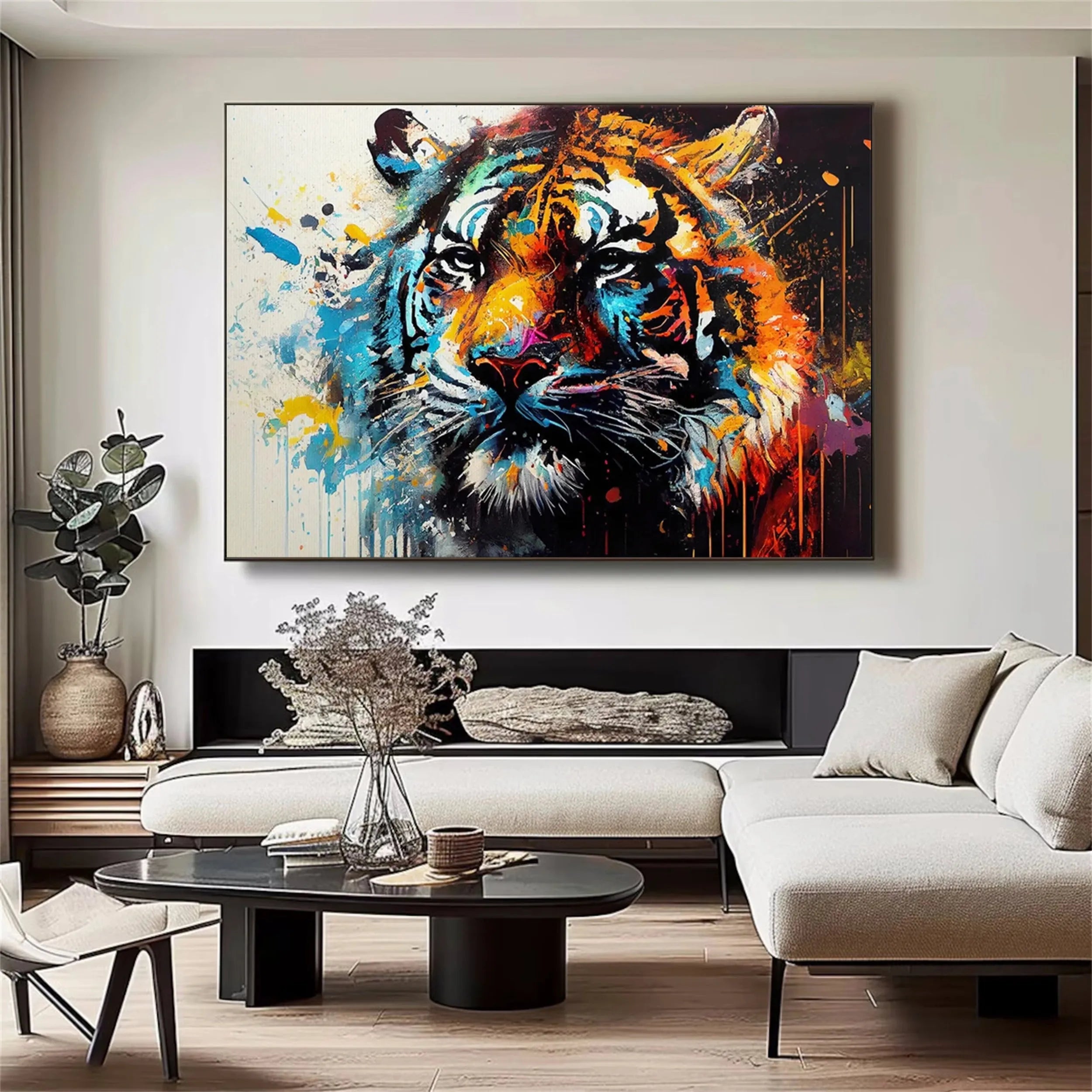 Animal Canvas Art Painting #AC015