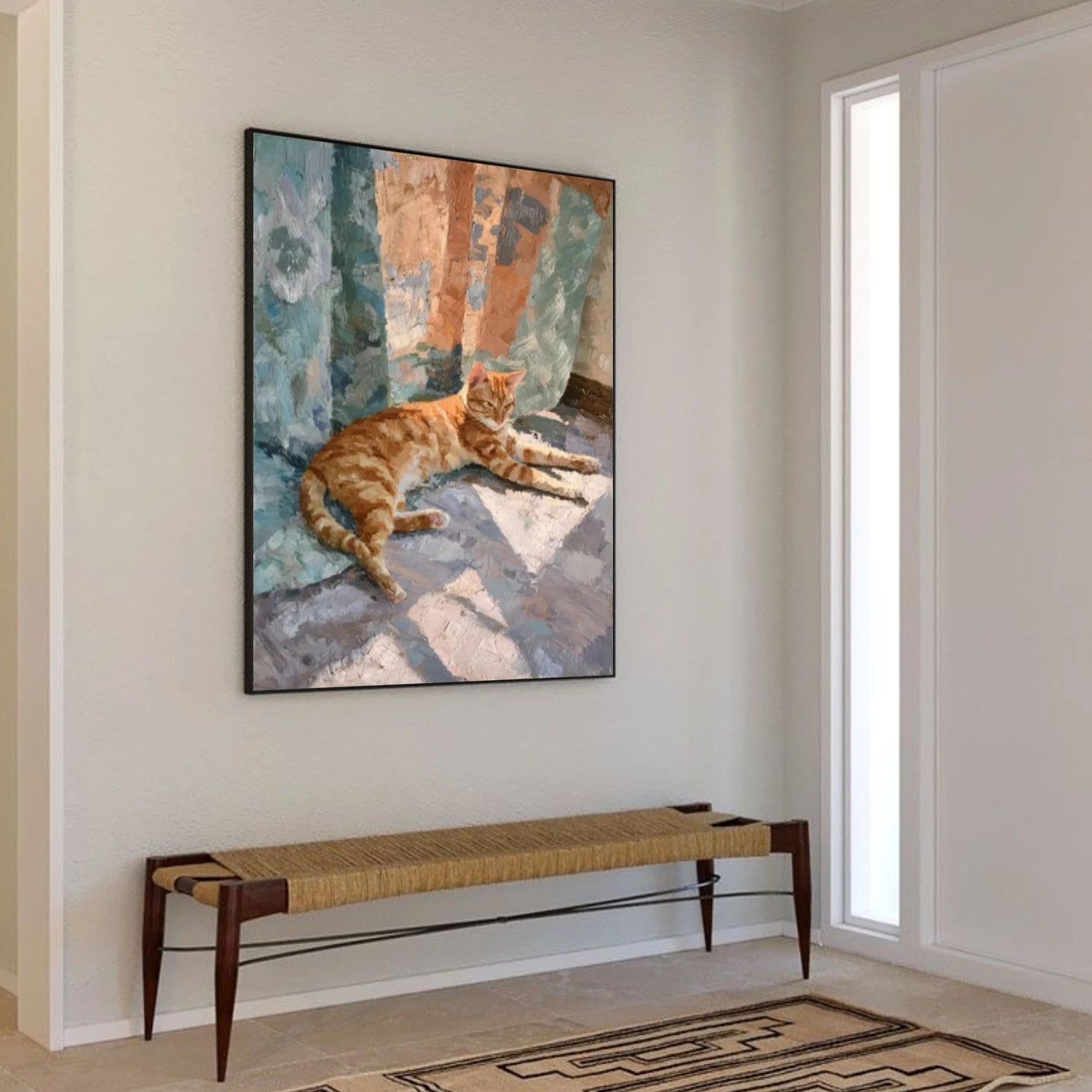 Abstract Animal Cat Wall Art #AC120