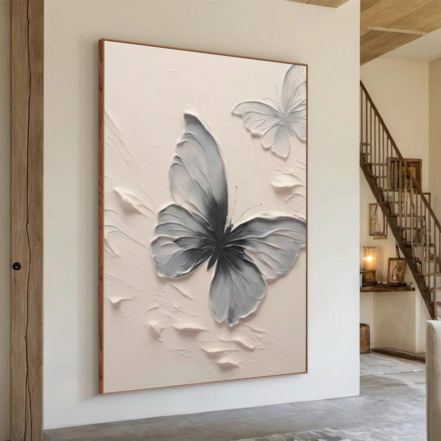 Abstract Animal Butterfly Textured Wall Art #AC115