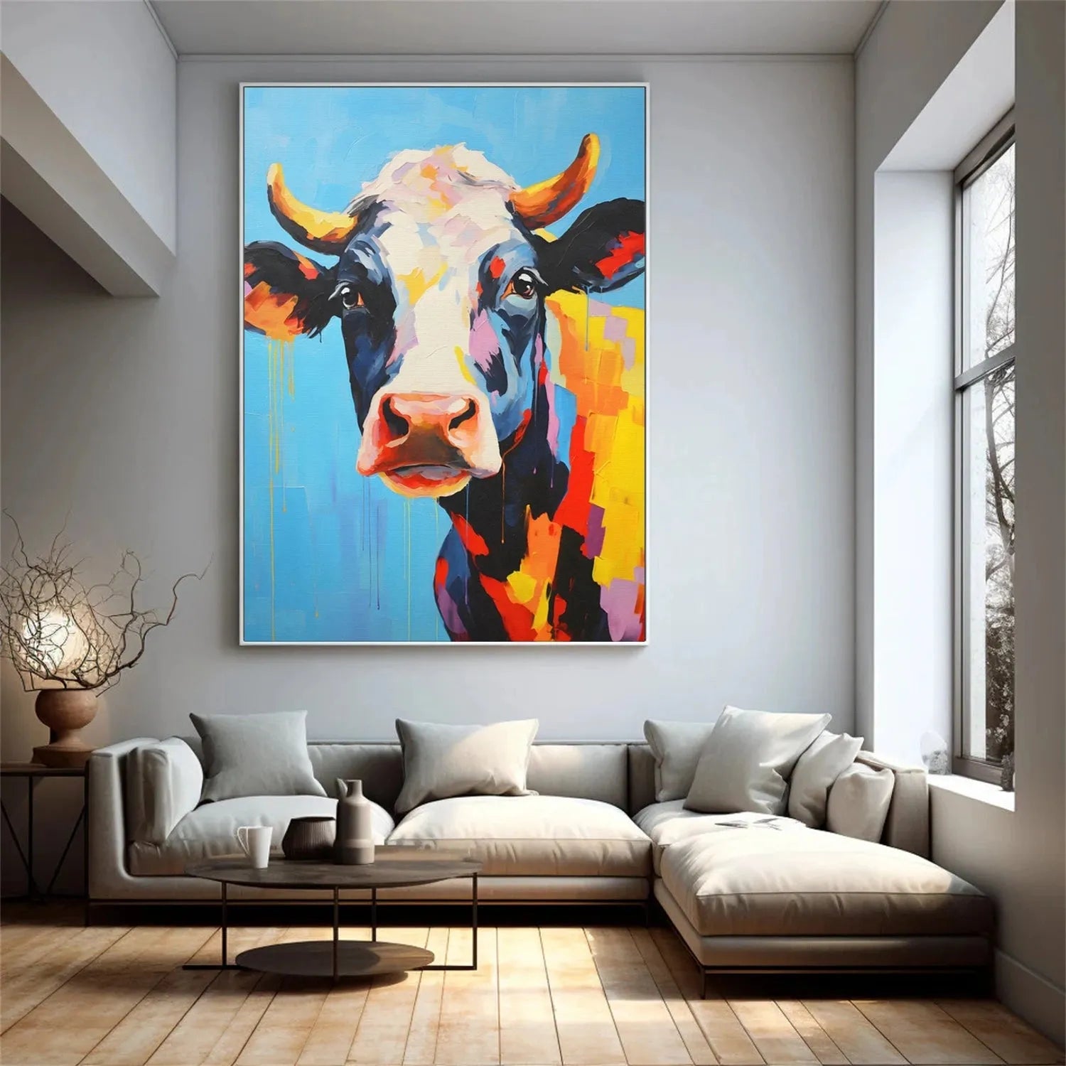 Animal Canvas Art Painting #AC009