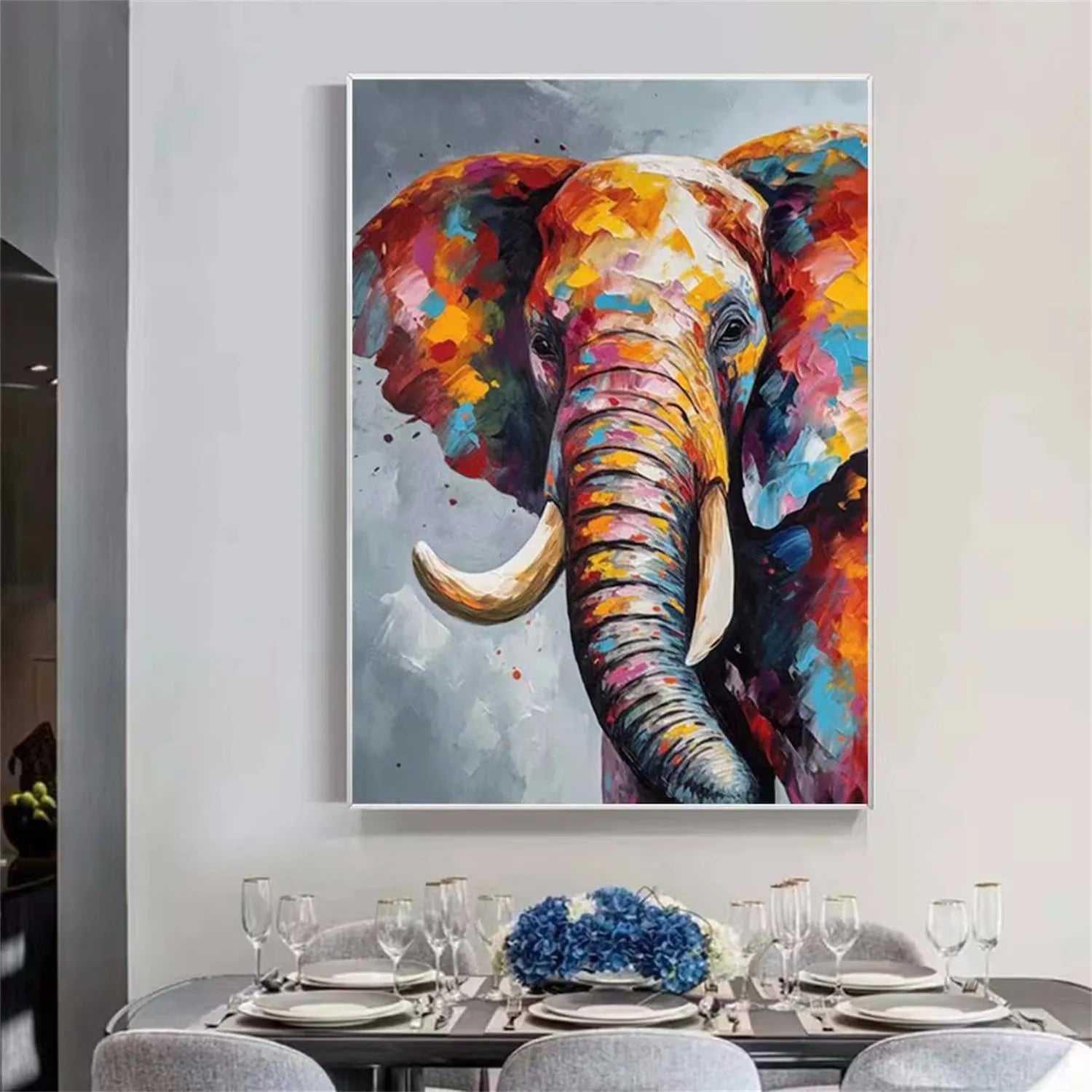 Animal Canvas Art Painting #AC008