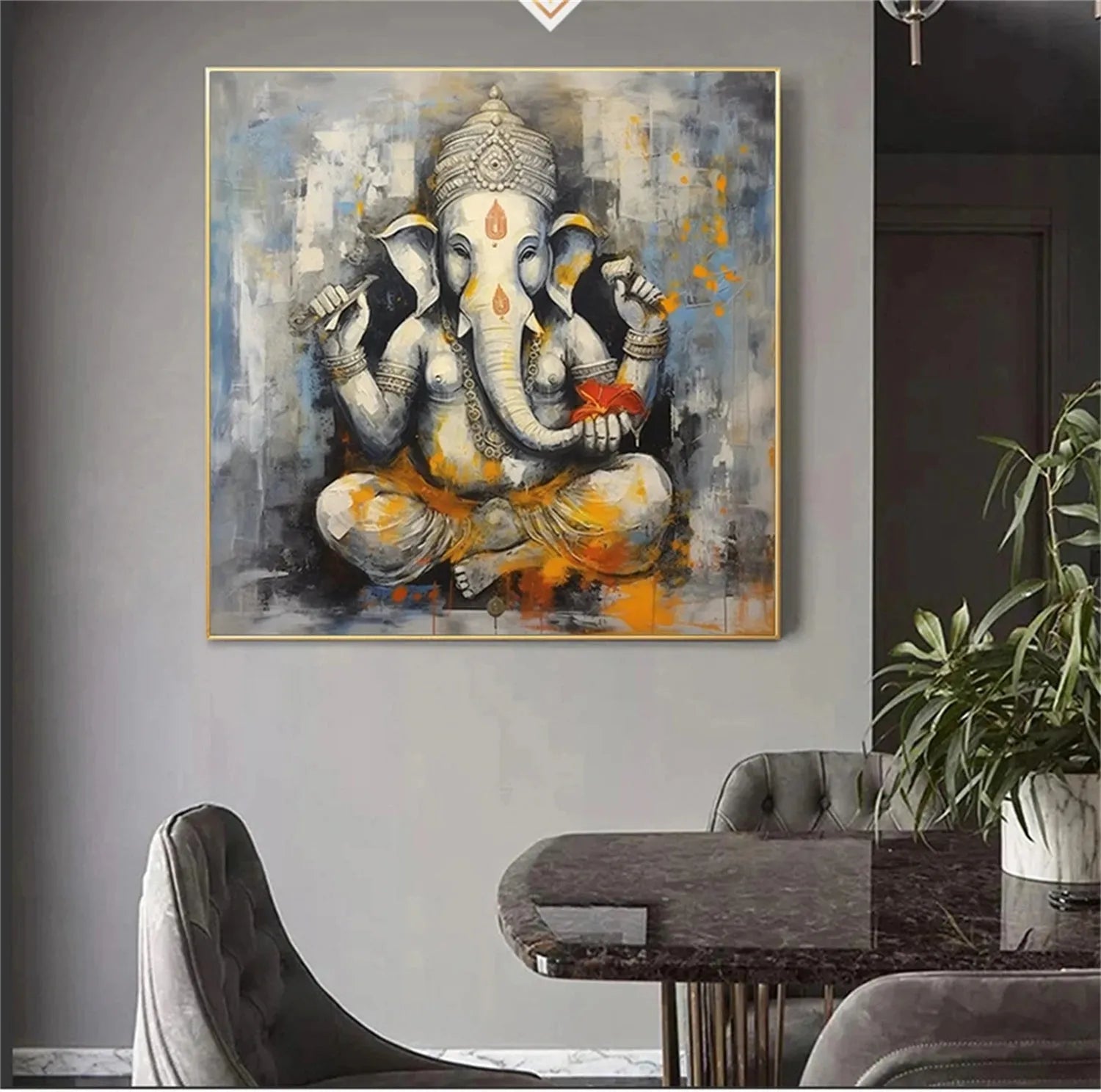 Animal Canvas Art Painting #AC007