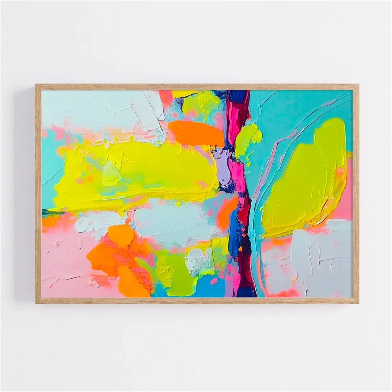 Colorful Abstract Painting Canvas #AP080