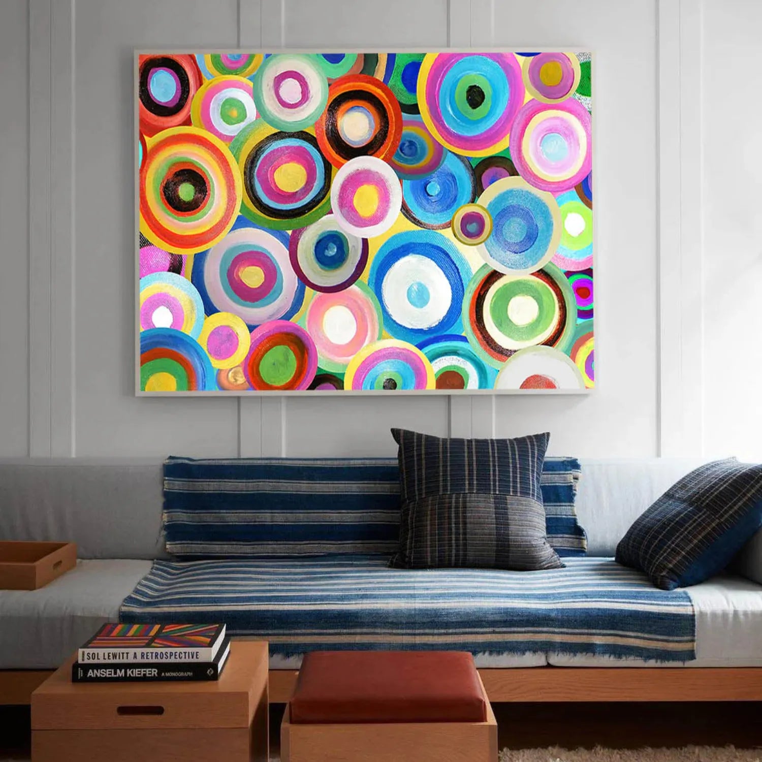 Colorful Abstract Painting Canvas #AP035