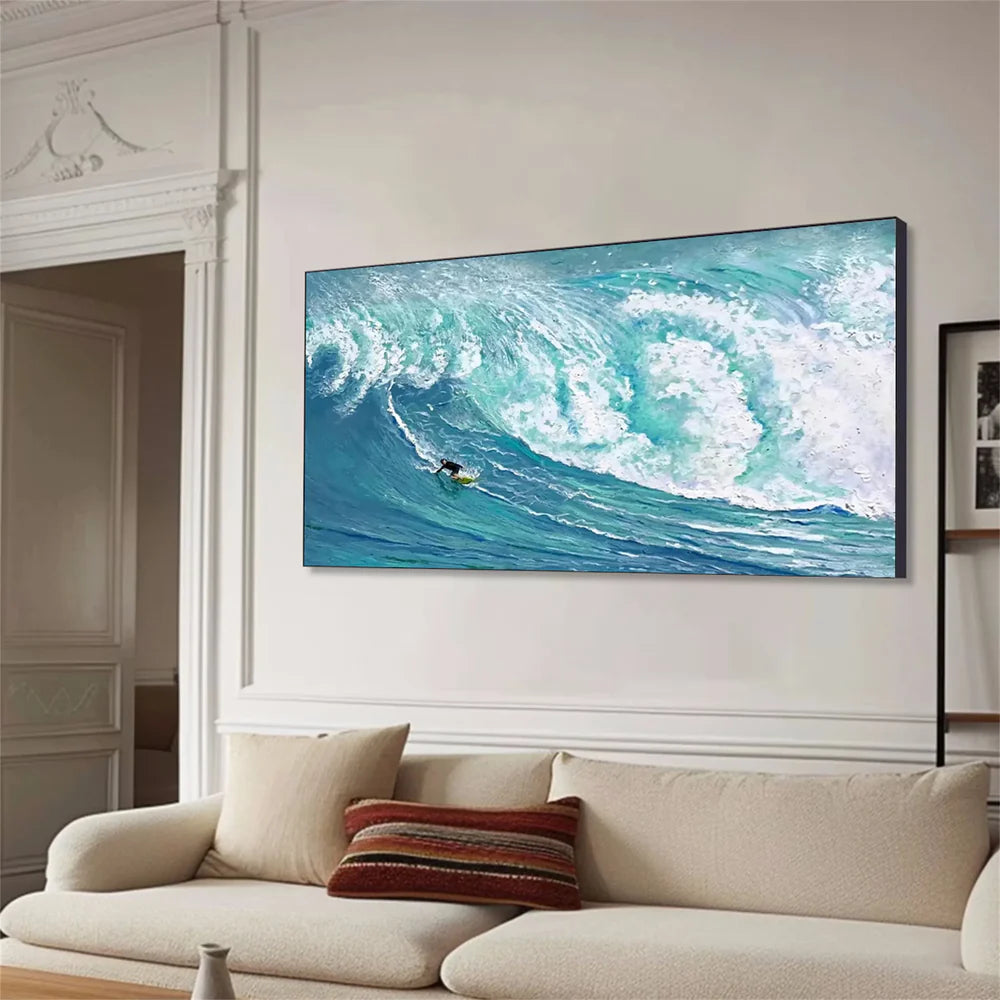 Surfing Sport Textured Wall Art #MS033