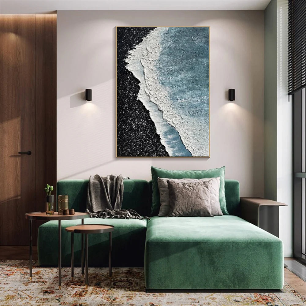Ocean Textured Painting Canvas #OP026