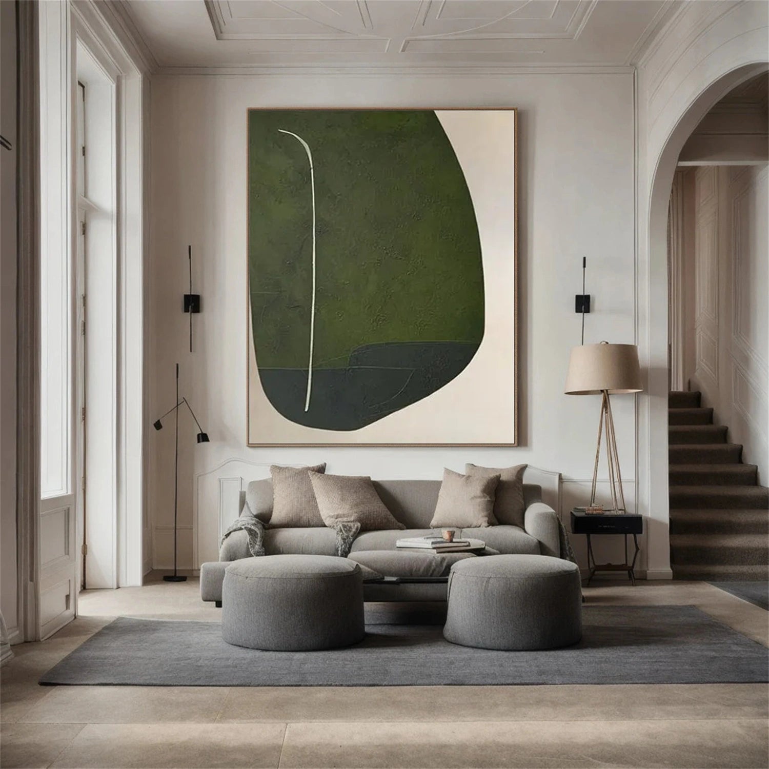 Abstract Canvas Wall Art #AP258