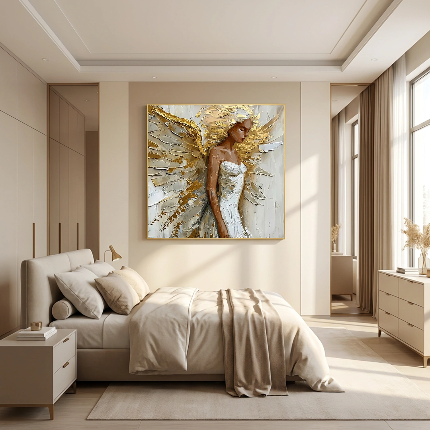 Abstract Portrait Canvas Art #AE123