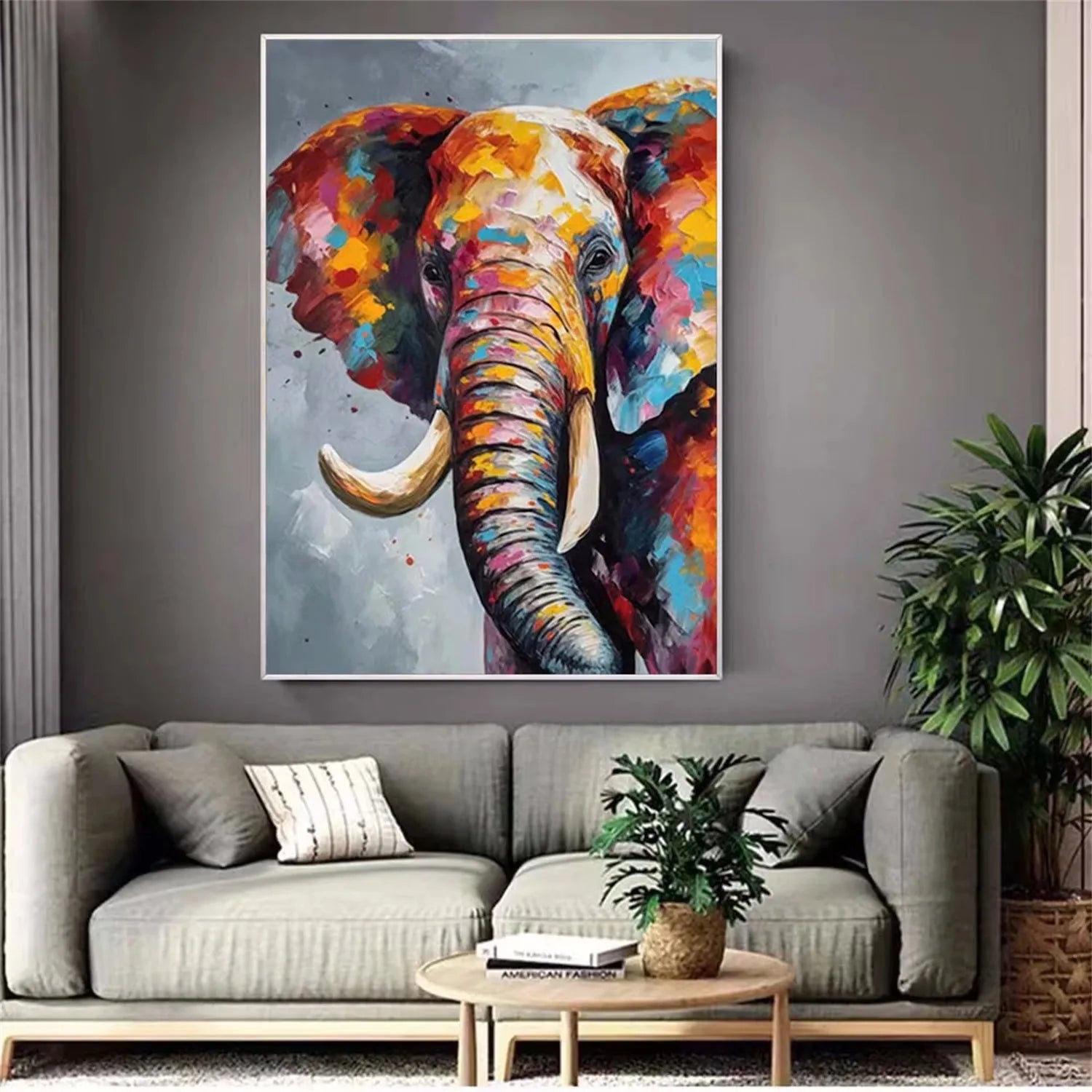 Animal Canvas Art Painting #AC008