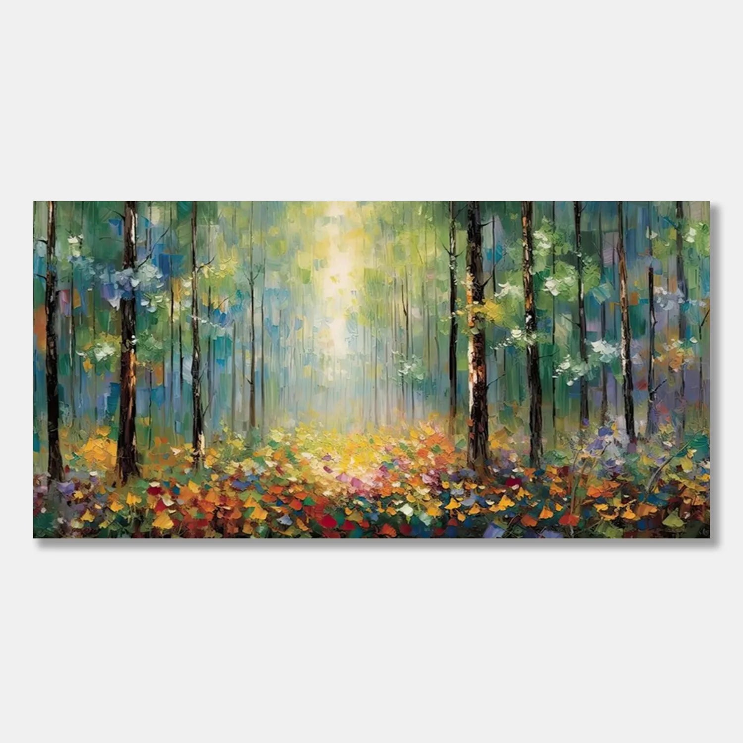 Colorful Landscape Abstract Wall Art #AP046