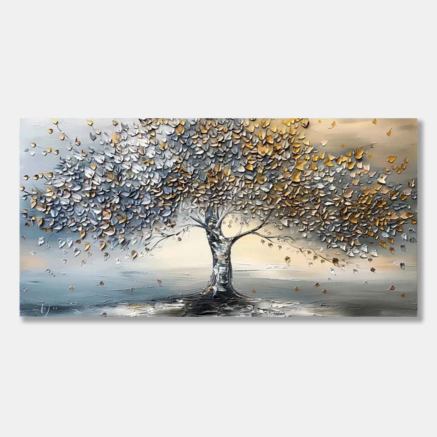 Tree Textured Painting Canvas #TP011