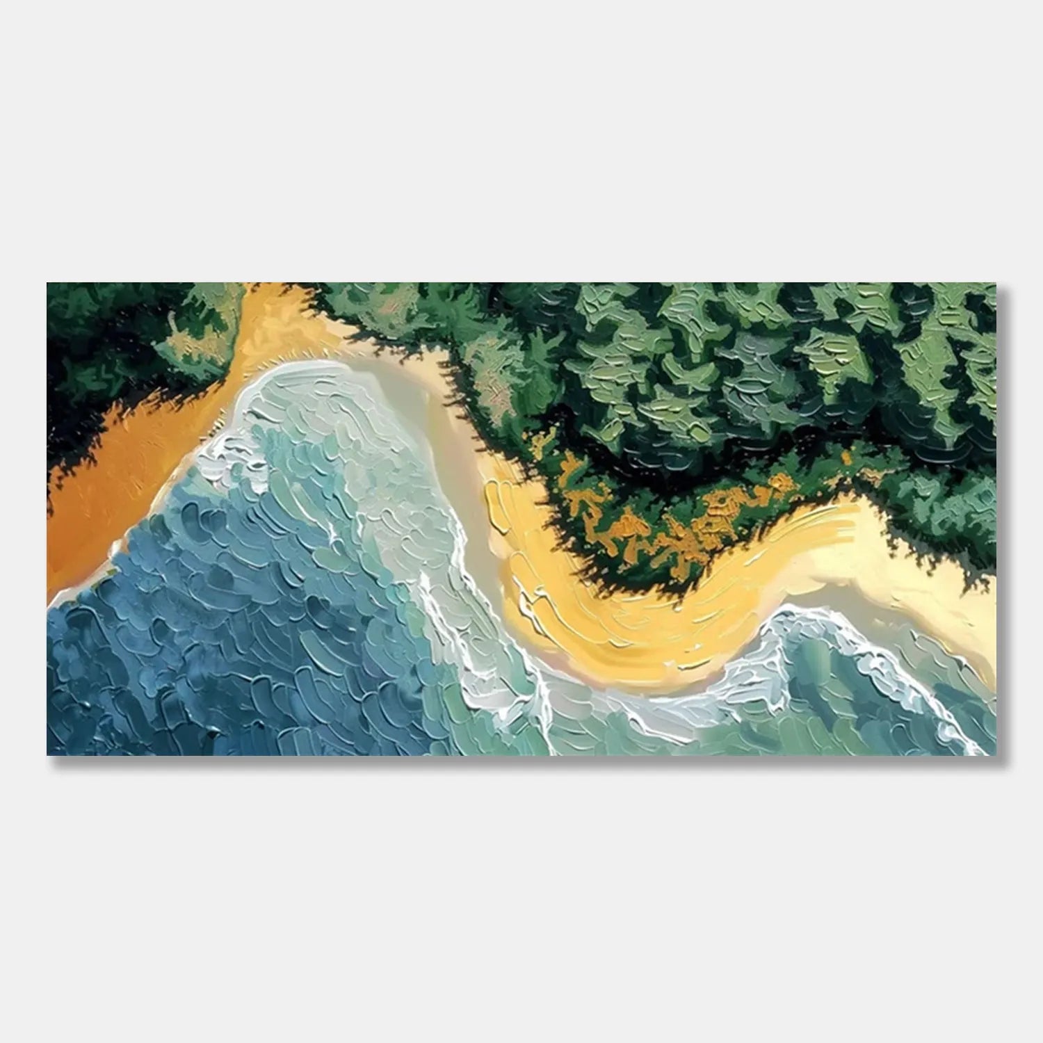 Colorful Landscape Abstract Wall Art #AP047