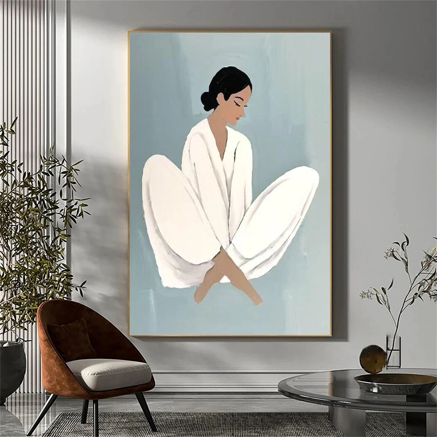 Abstract People Canvas Art #AE072