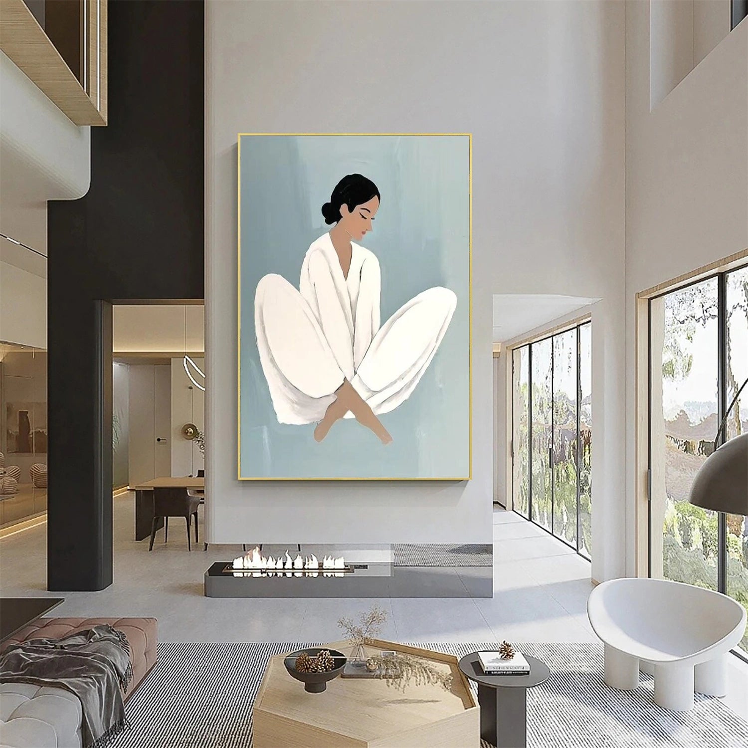 Abstract People Canvas Art #AE072