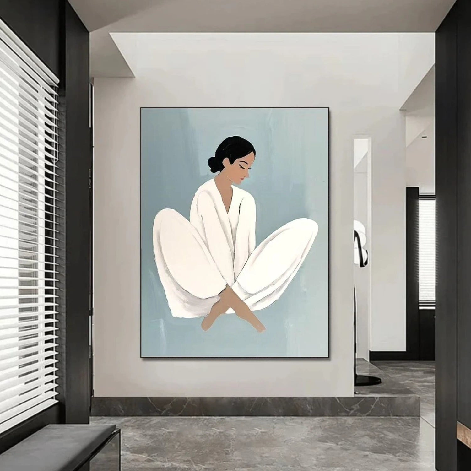 Abstract People Canvas Art #AE072