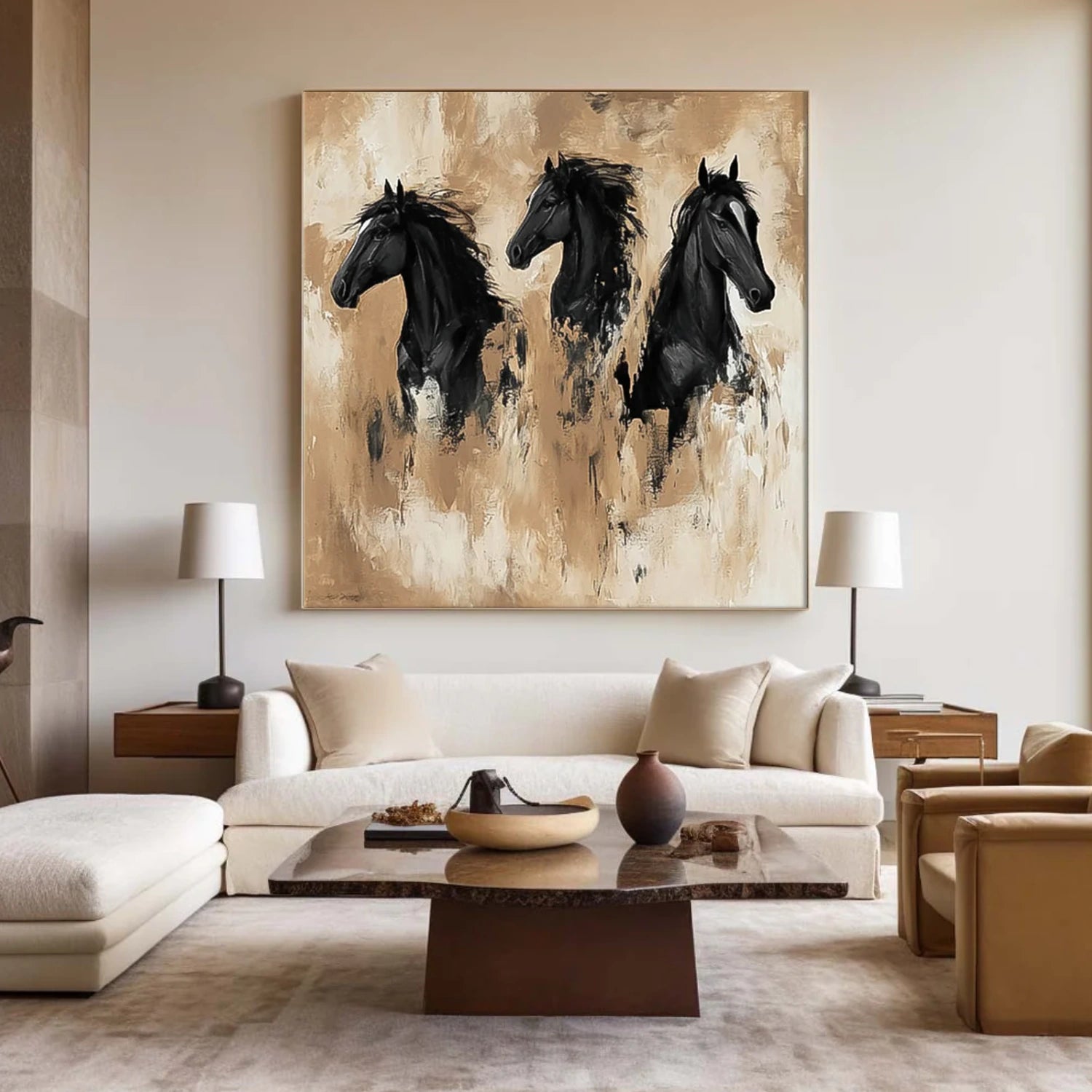 Abstract Animal Horse Wall Art #AC069