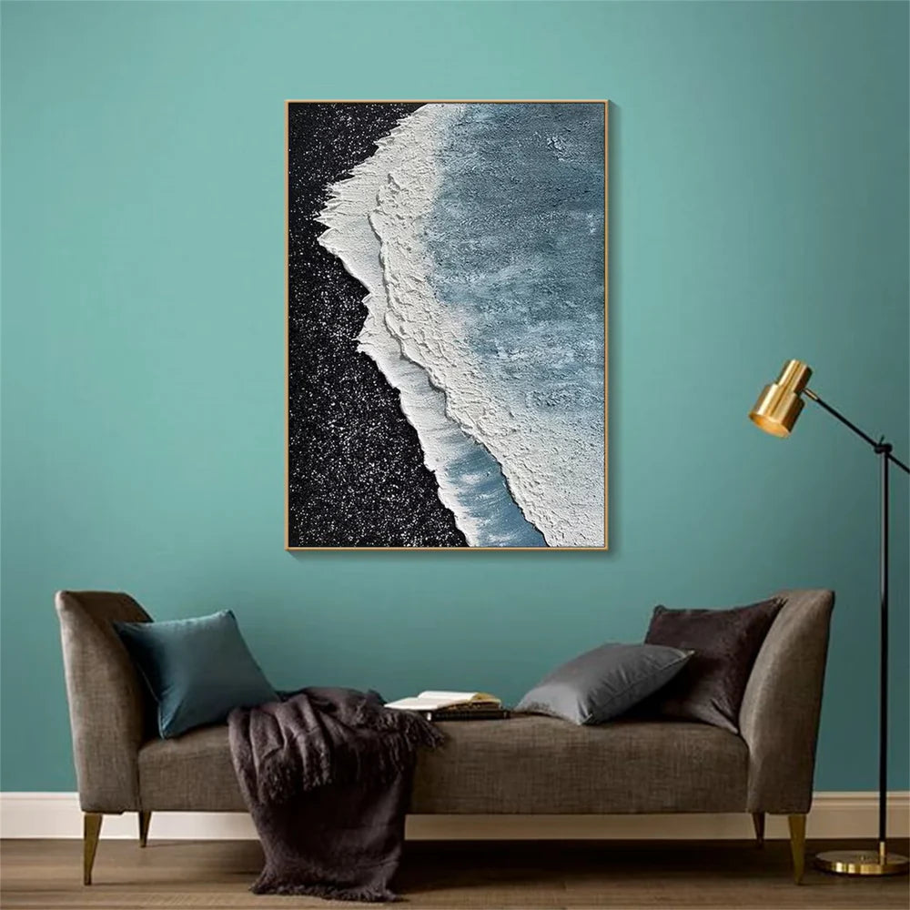 Ocean Textured Painting Canvas #OP026