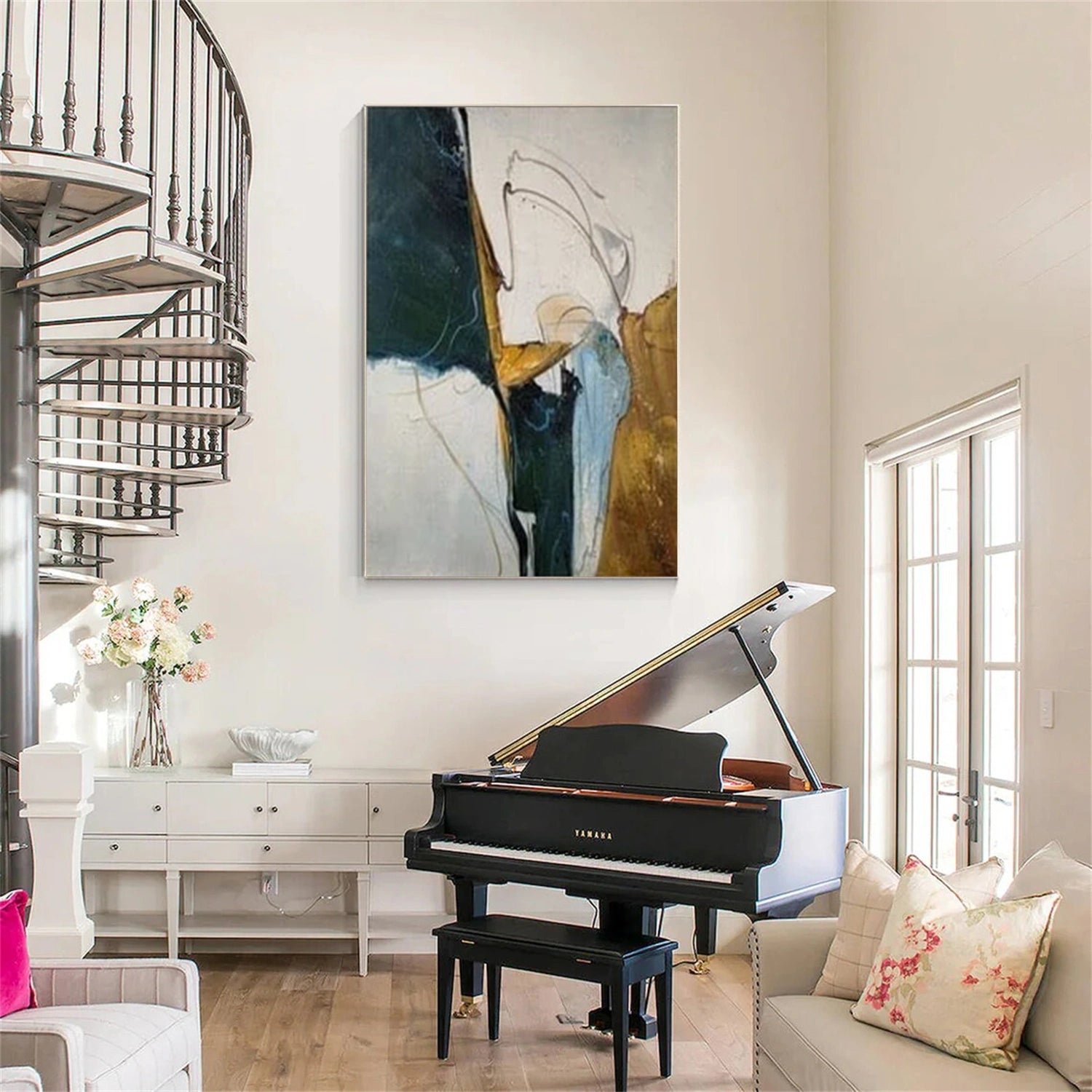 Abstract Canvas Wall Art #AP255