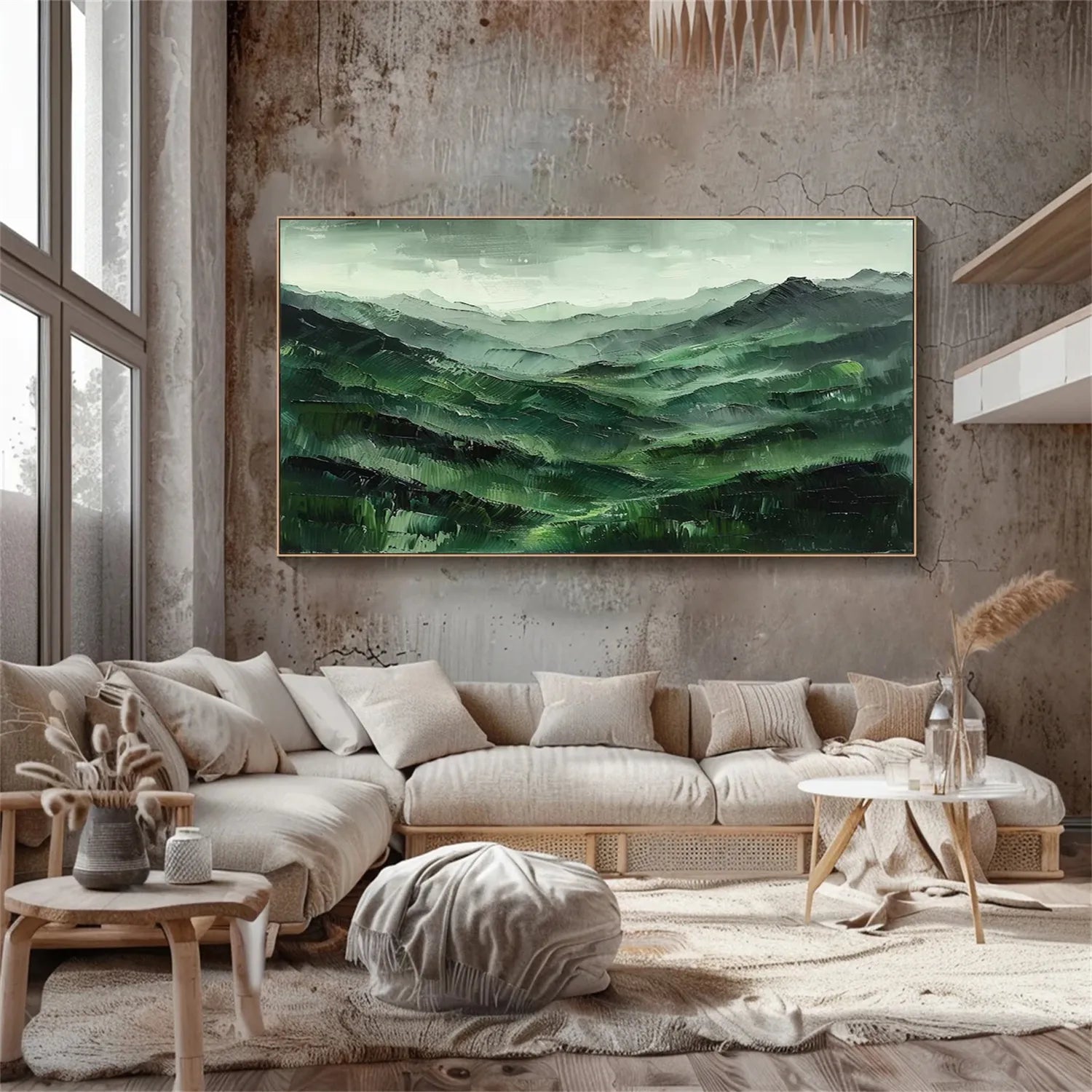 Mountain Textured Abstract Painting #MT036