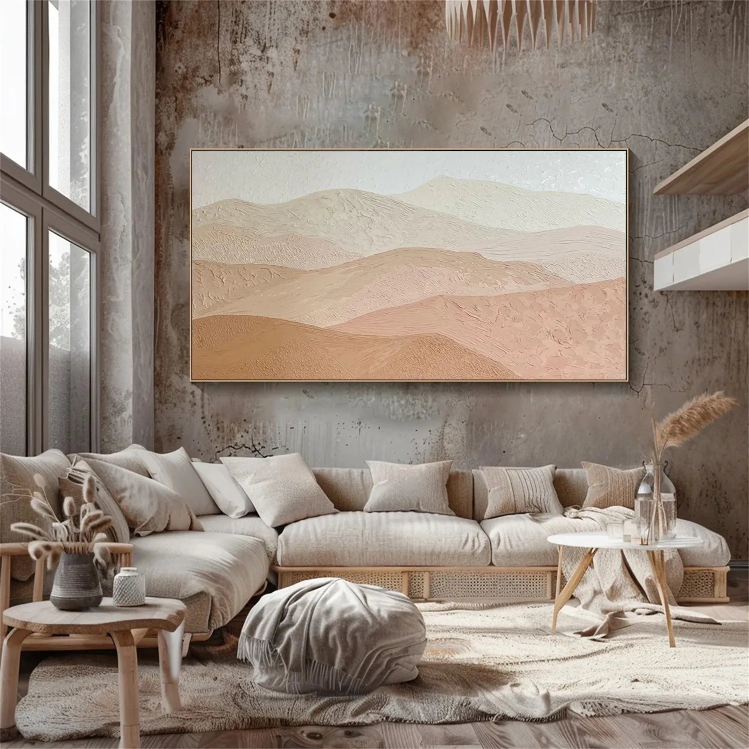 Mountain Textured Abstract Painting #MT038