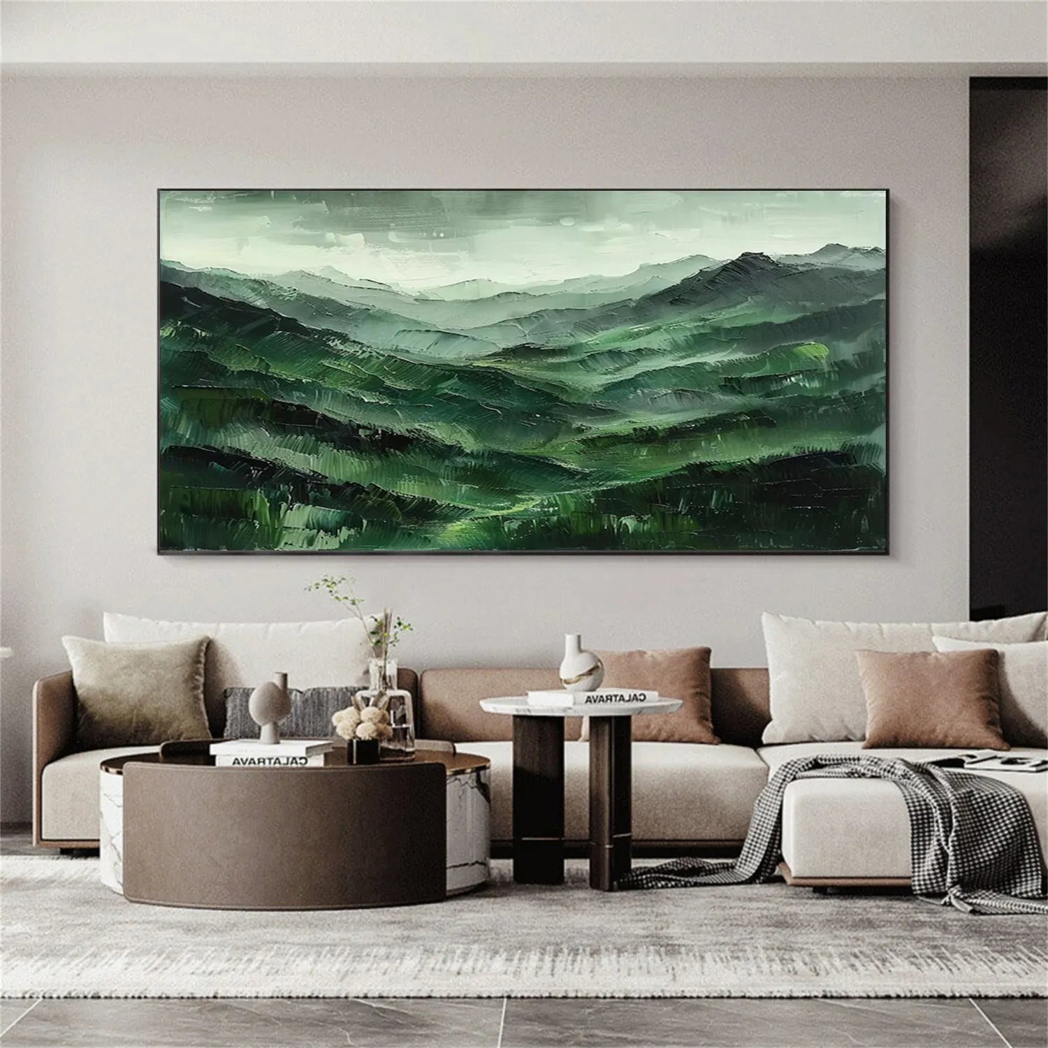 Mountain Textured Abstract Painting #MT036