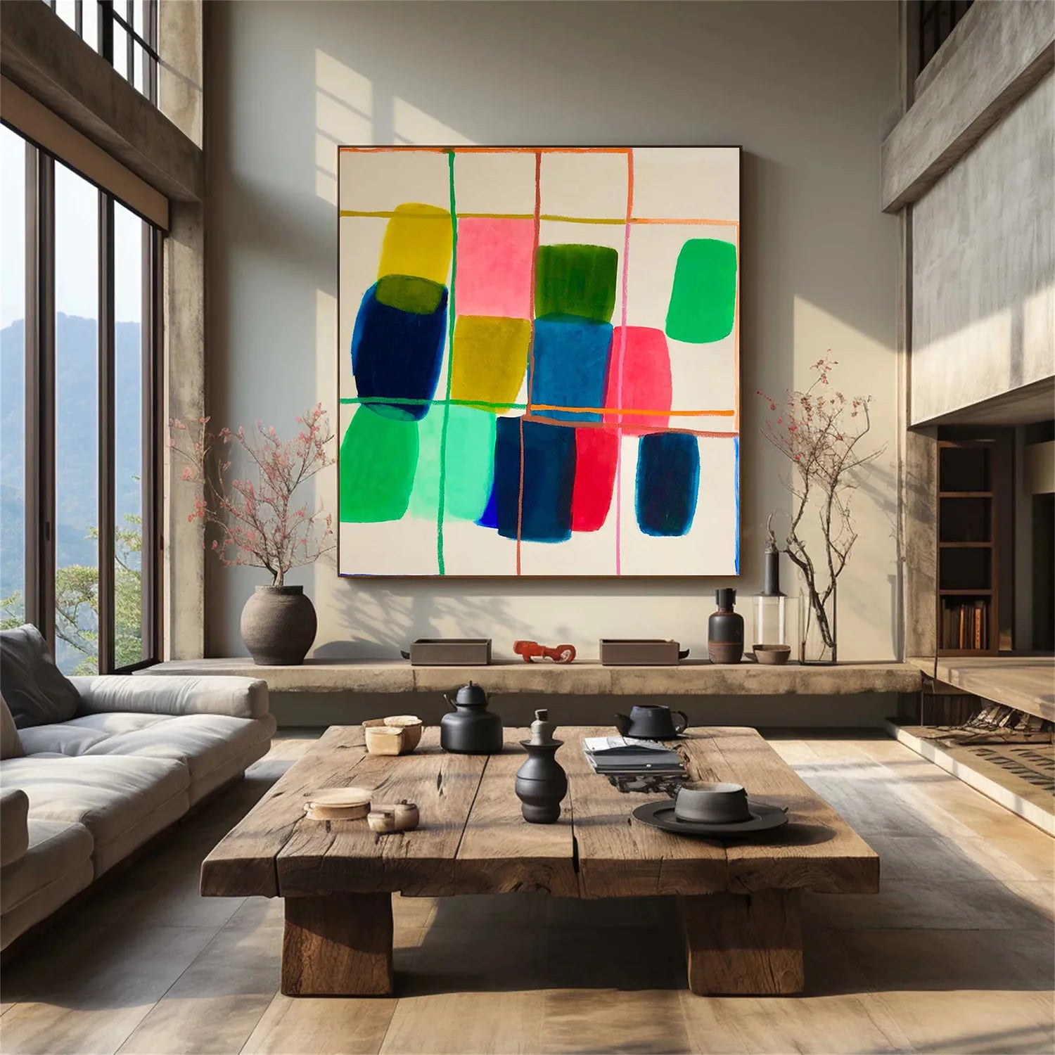 Colorful Minimalist Painting Canvas #MP030