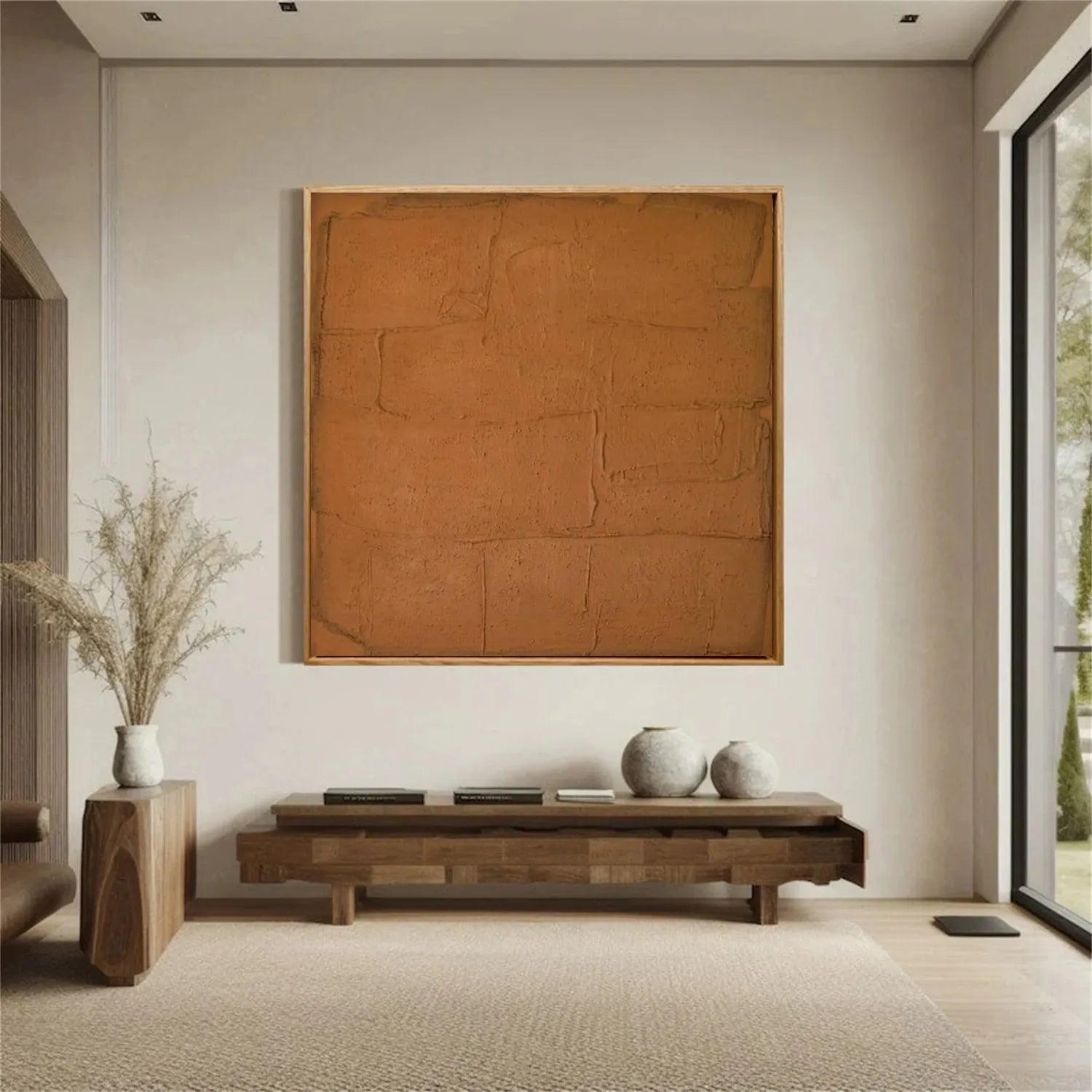 Minimalist Textured Painting Canvas #MT028