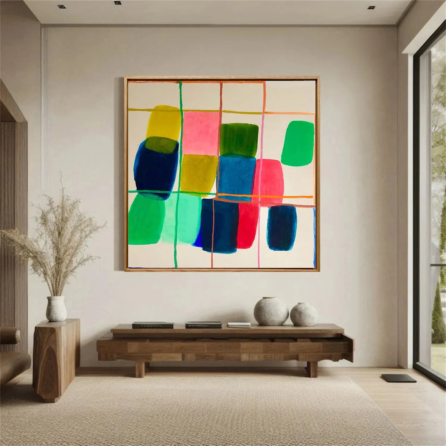 Colorful Minimalist Painting Canvas #MP030