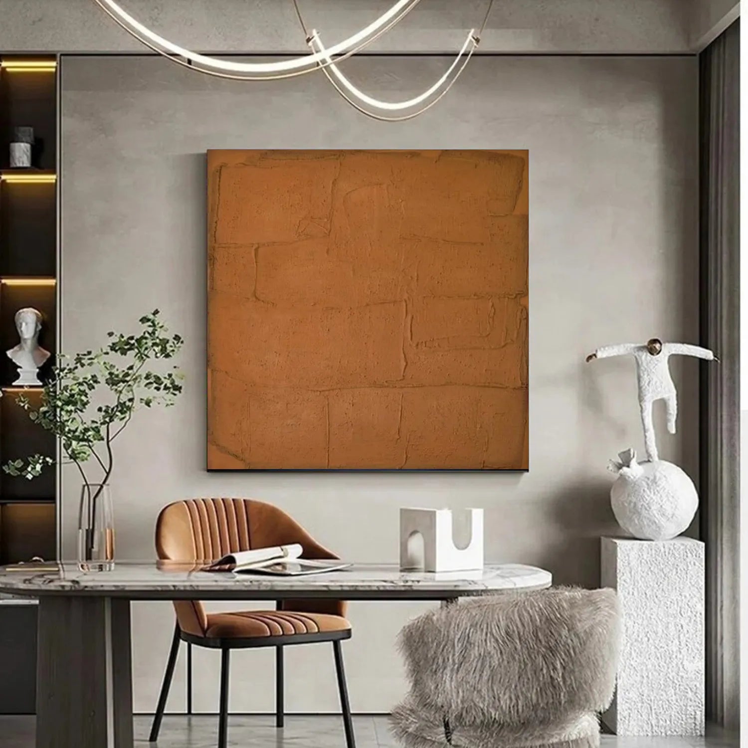 Minimalist Textured Painting Canvas #MT028