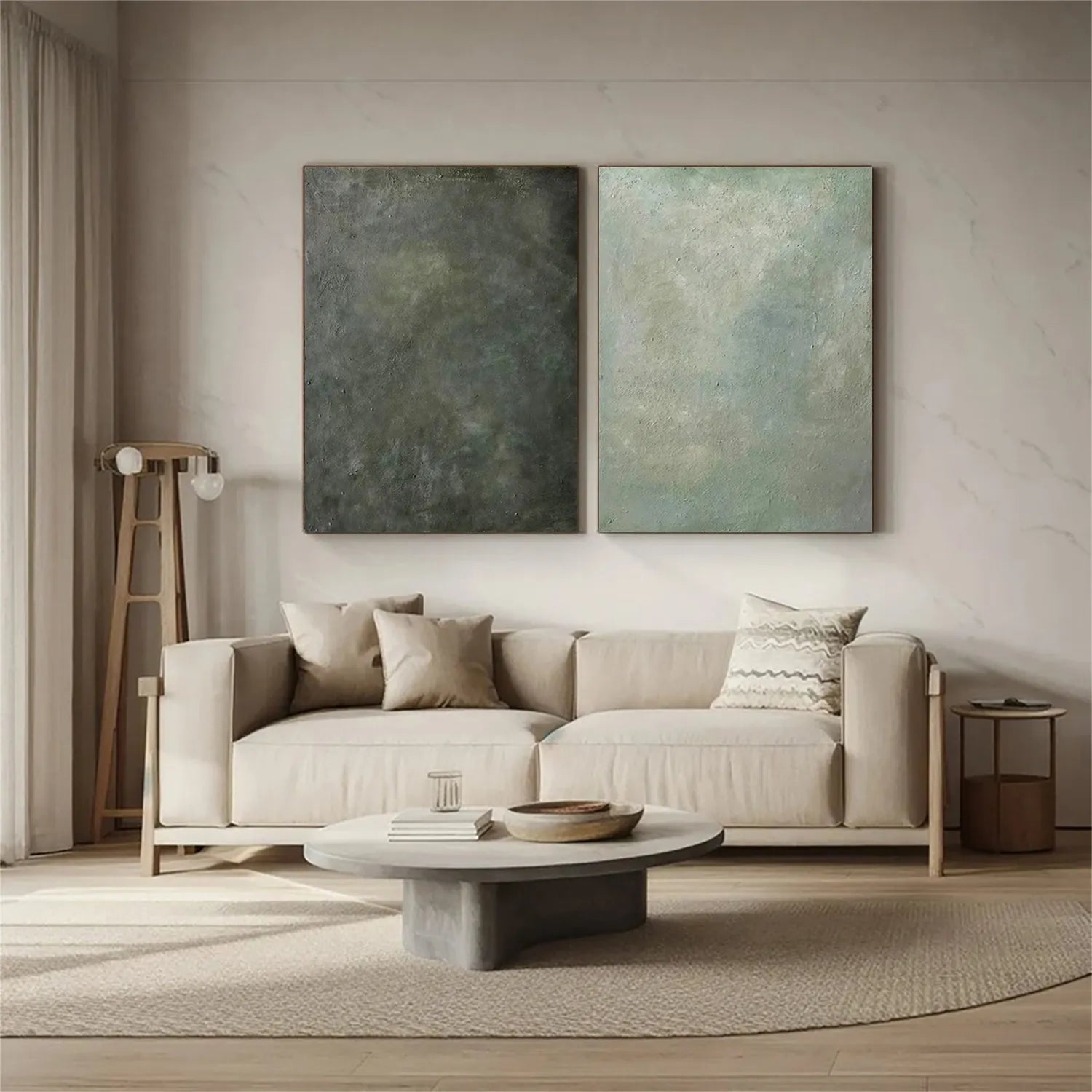 Minimalist Painting Canvas Set of 2 #MP012