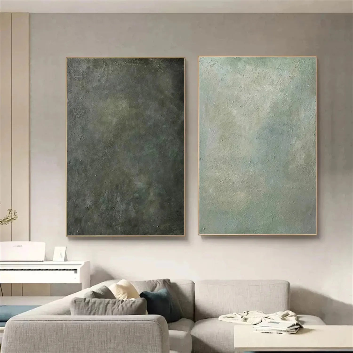 Minimalist Painting Canvas Set of 2 #MP012