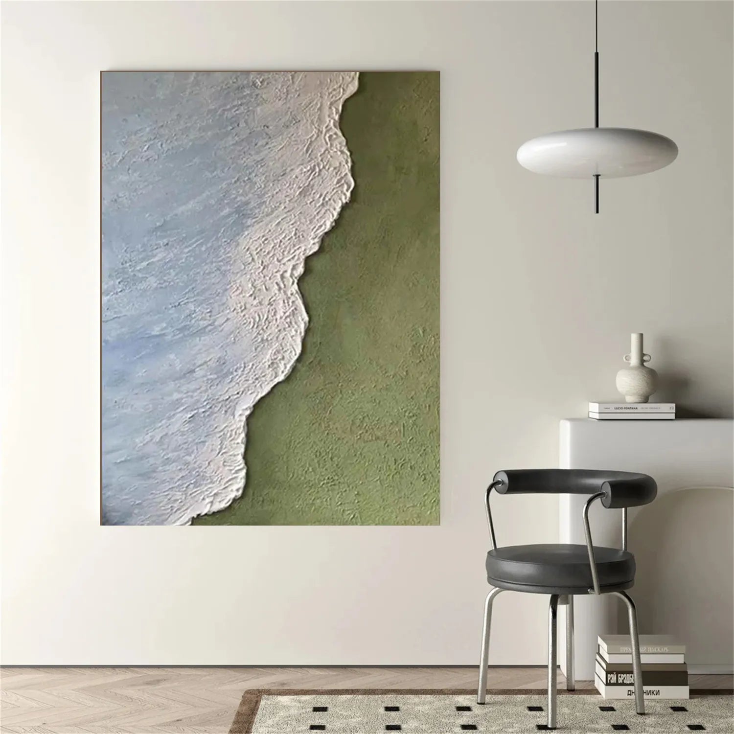 Ocean Textured Painting Canvas #OP012