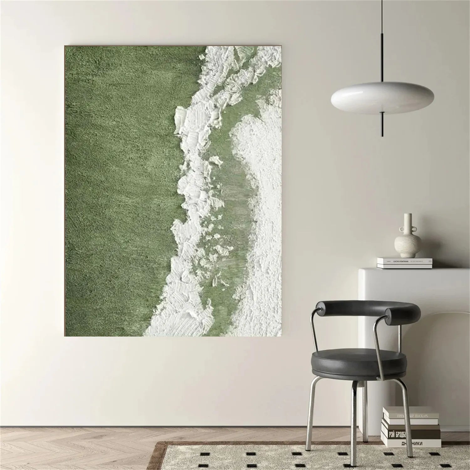 Ocean Textured Painting Canvas #OP016