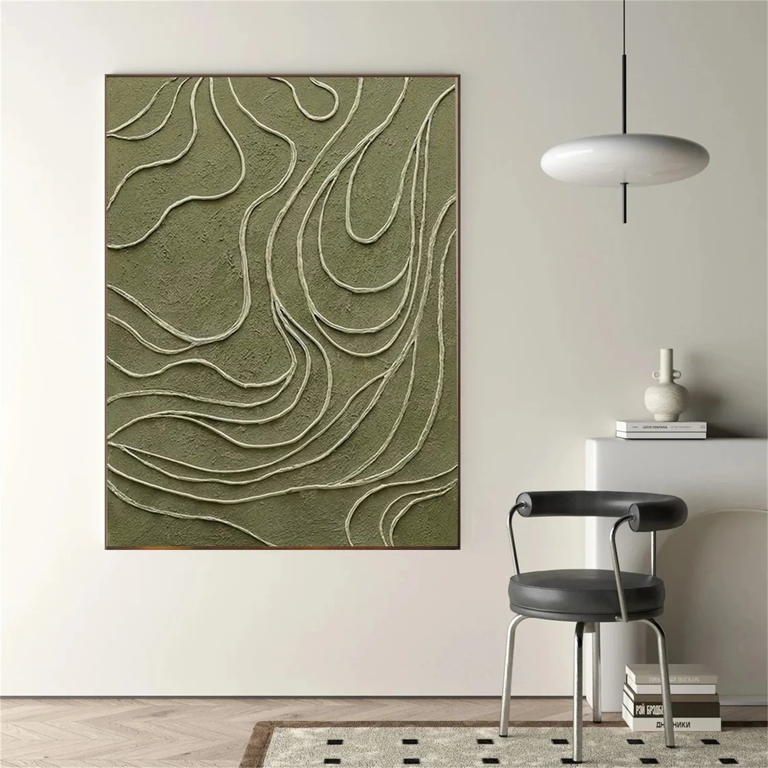 Minimalist Textured Painting Canvas #MT009