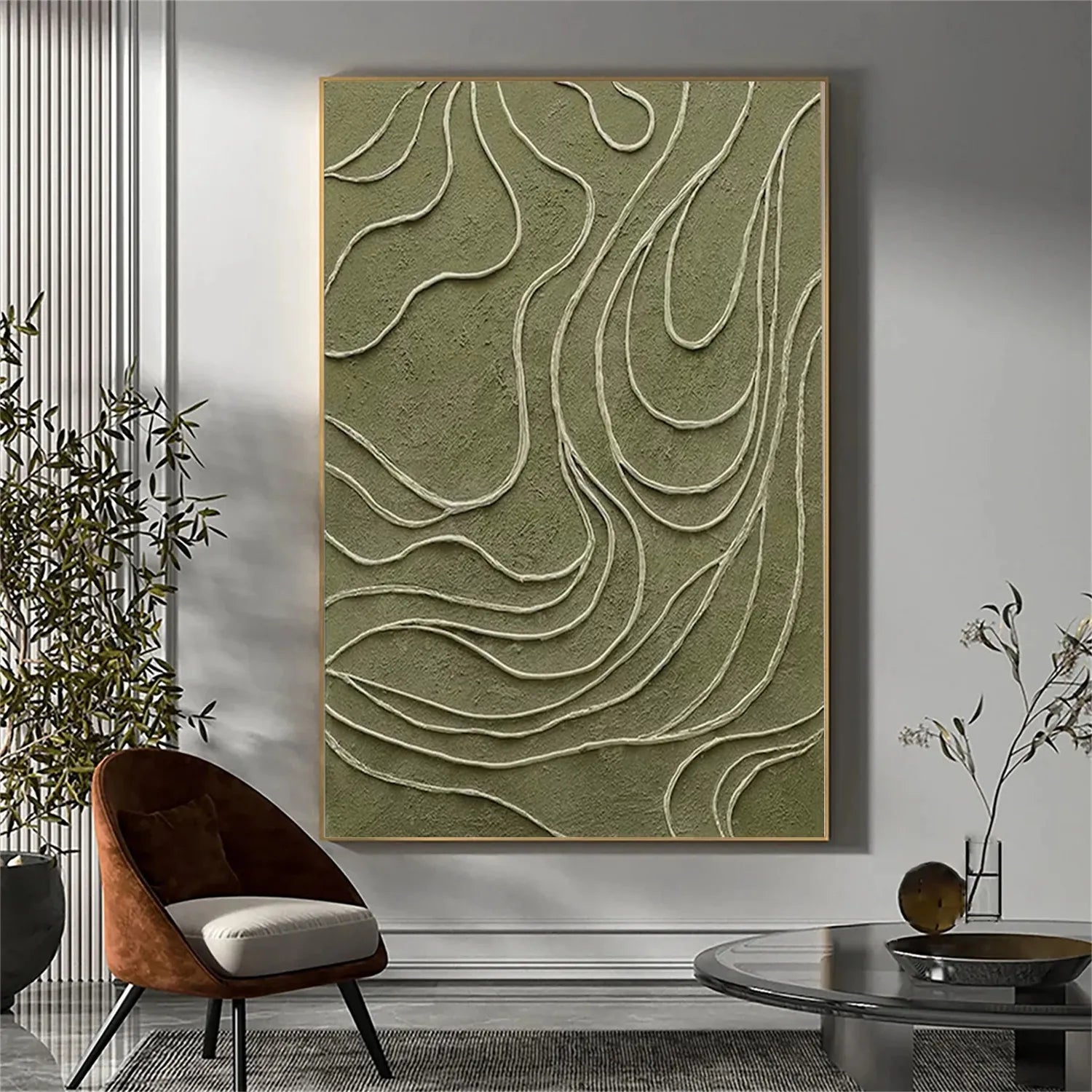 Minimalist Textured Painting Canvas #MT009