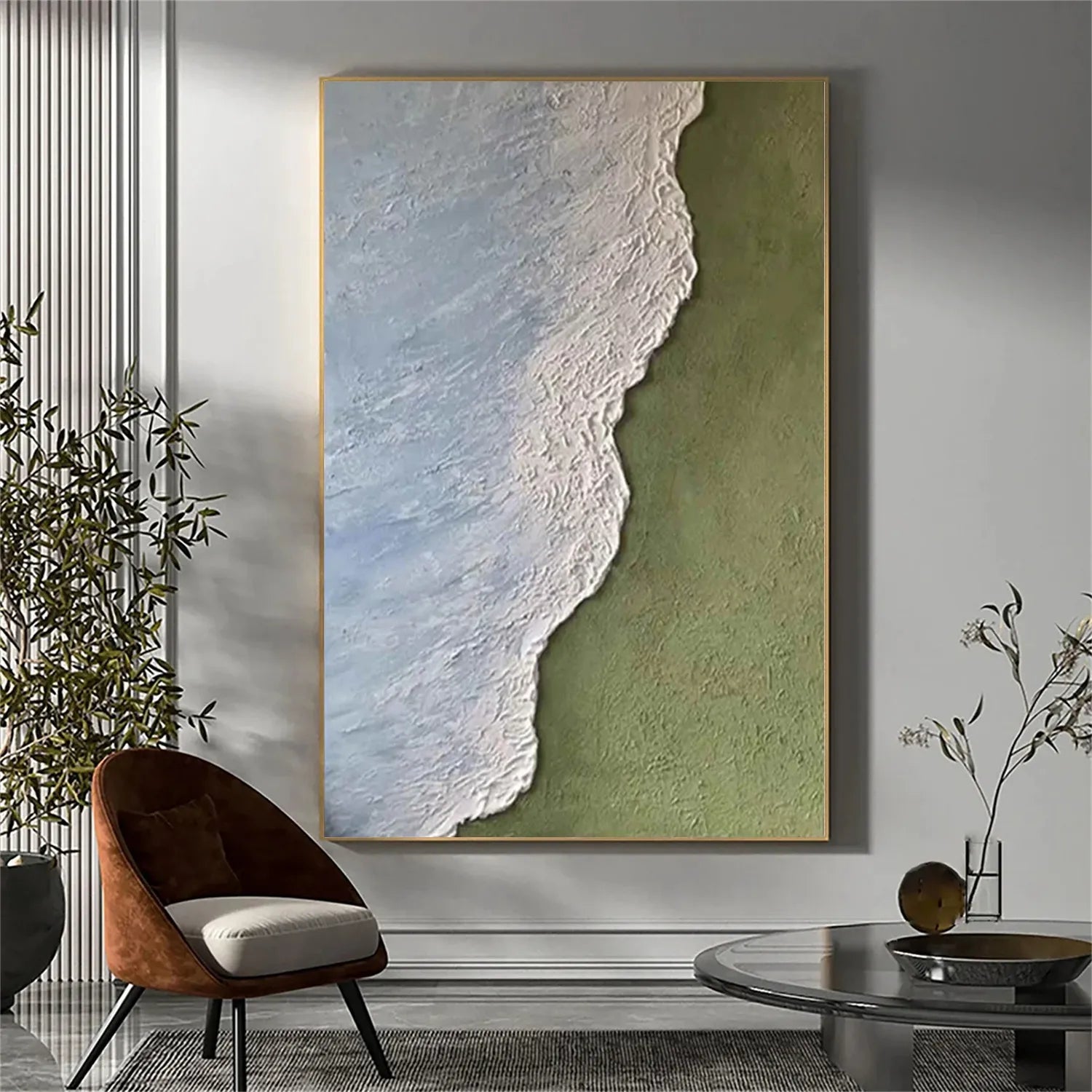 Ocean Textured Painting Canvas #OP012