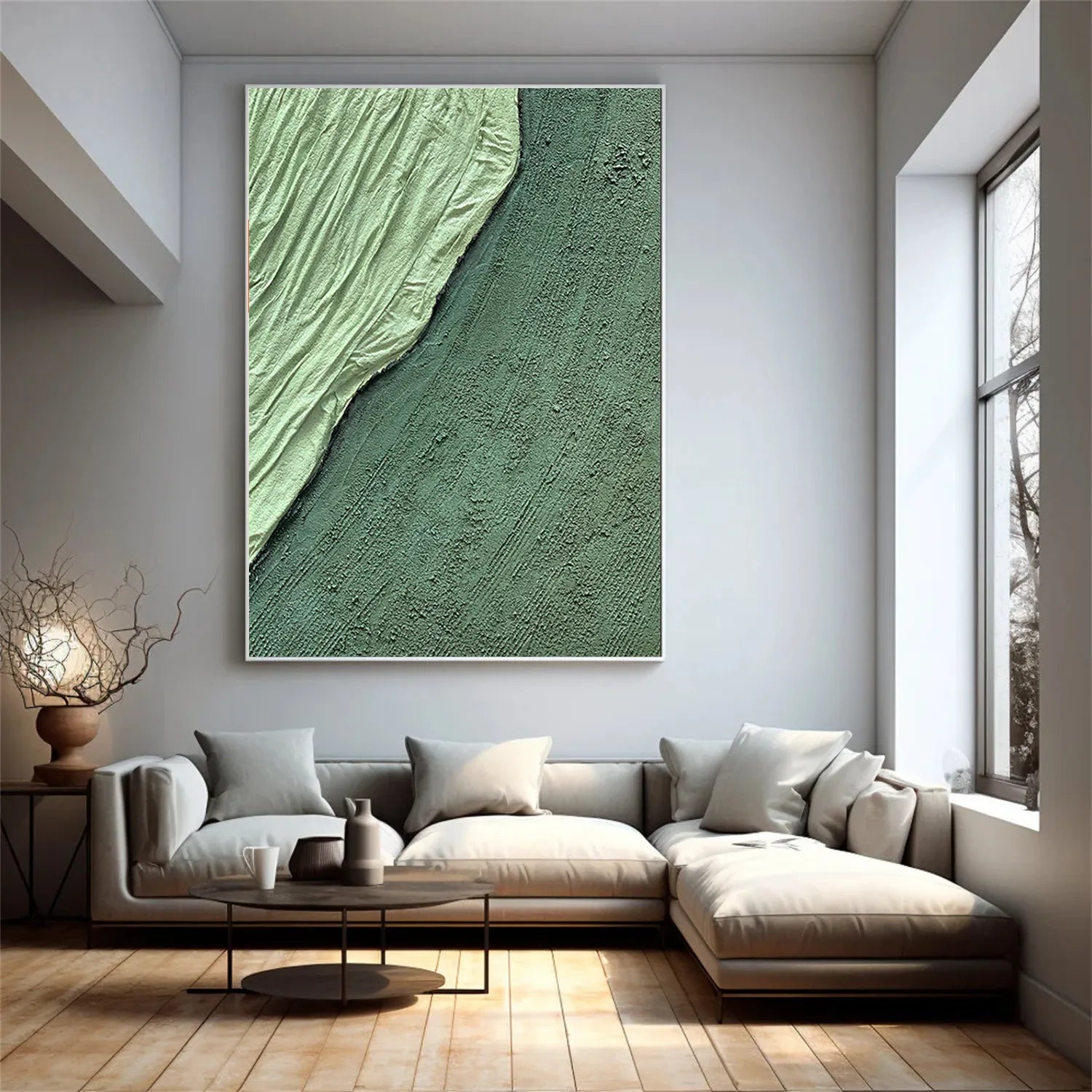 Minimalist Textured Painting Canvas #MT031