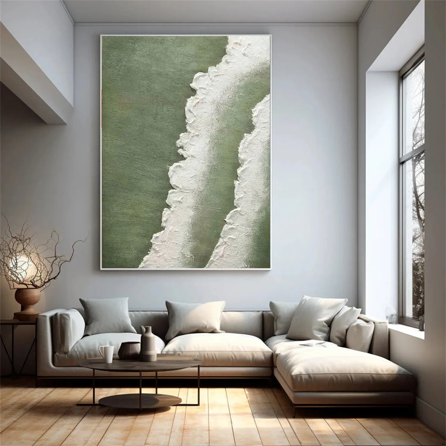 Ocean Textured Painting Canvas #OP014