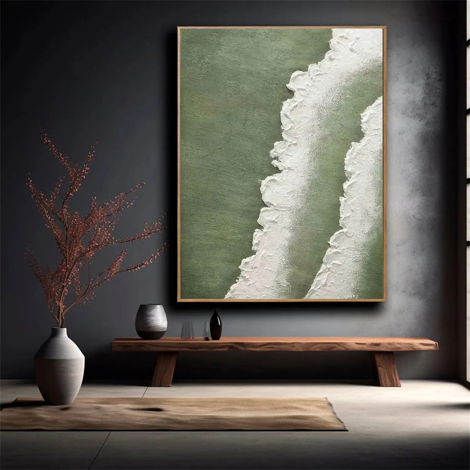 Ocean Textured Painting Canvas #OP014