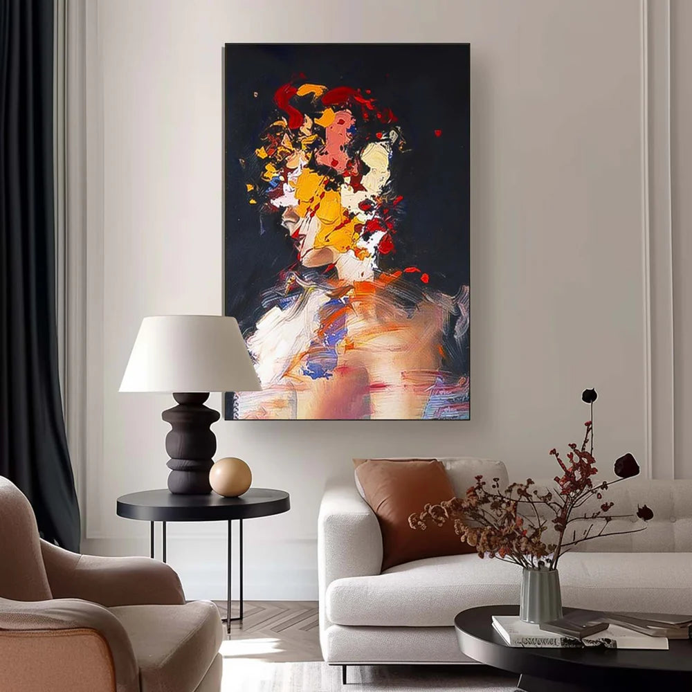 Abstract People Canvas Art #AE005