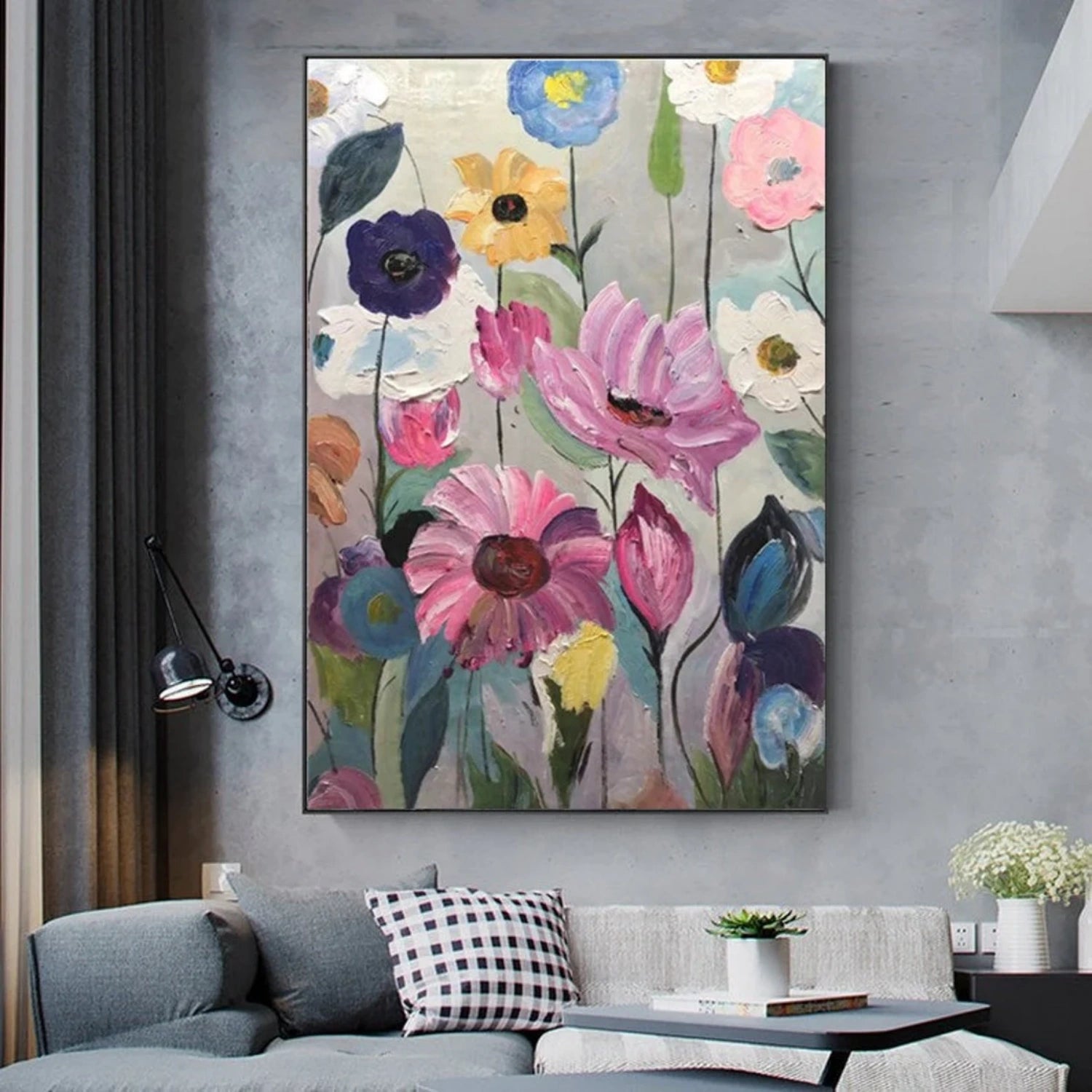 Flower Abstract Wall Art #FP111
