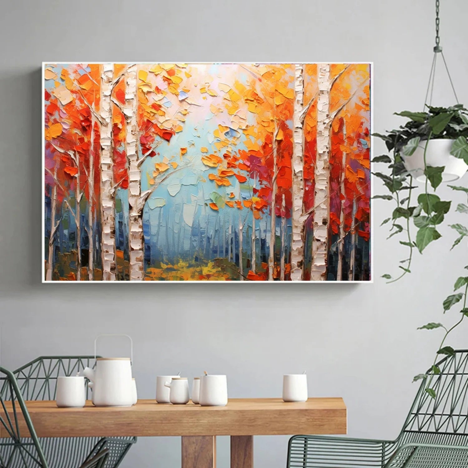 Tree Abstract Textured Wall Art #TP049