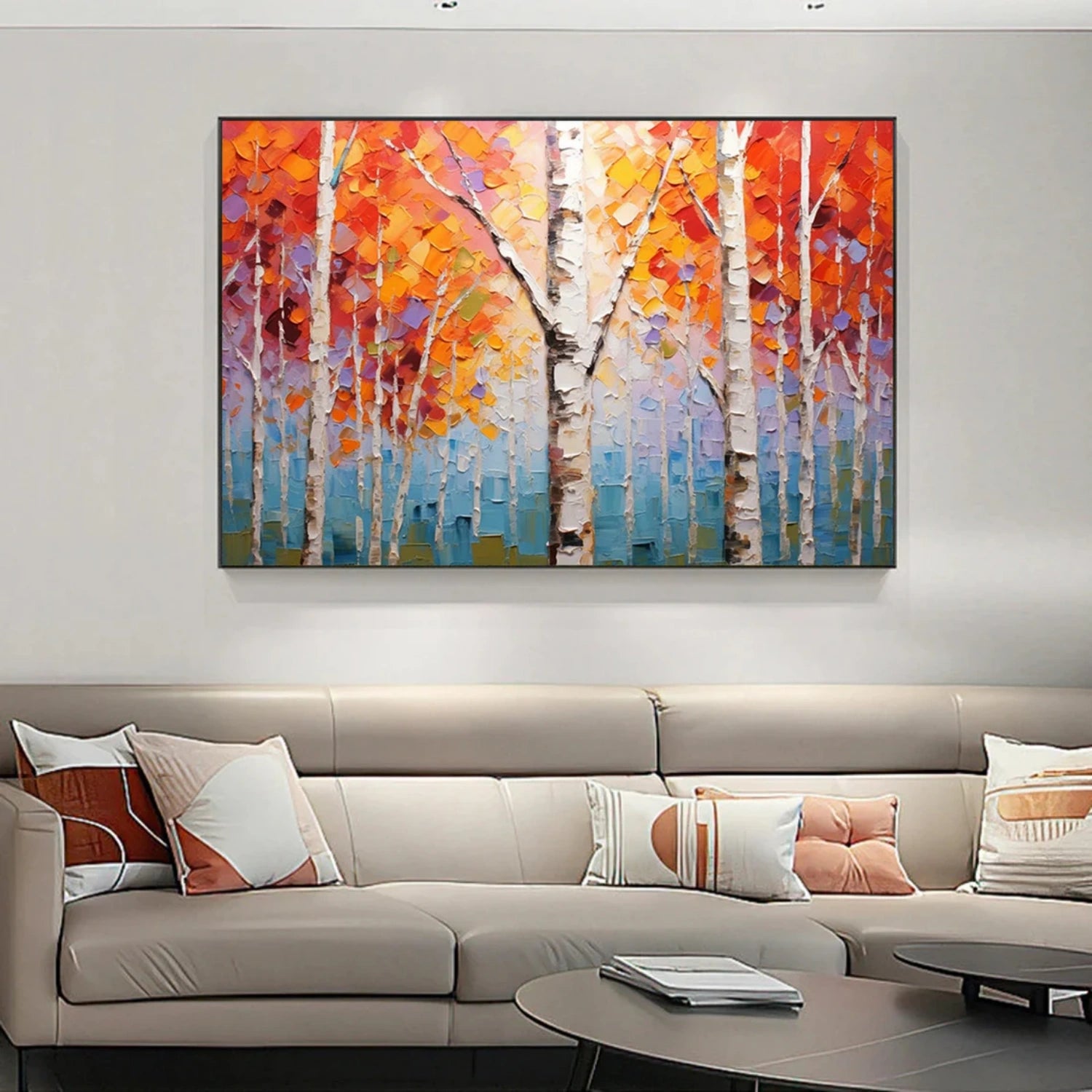 Tree Abstract Textured Wall Art #TP050