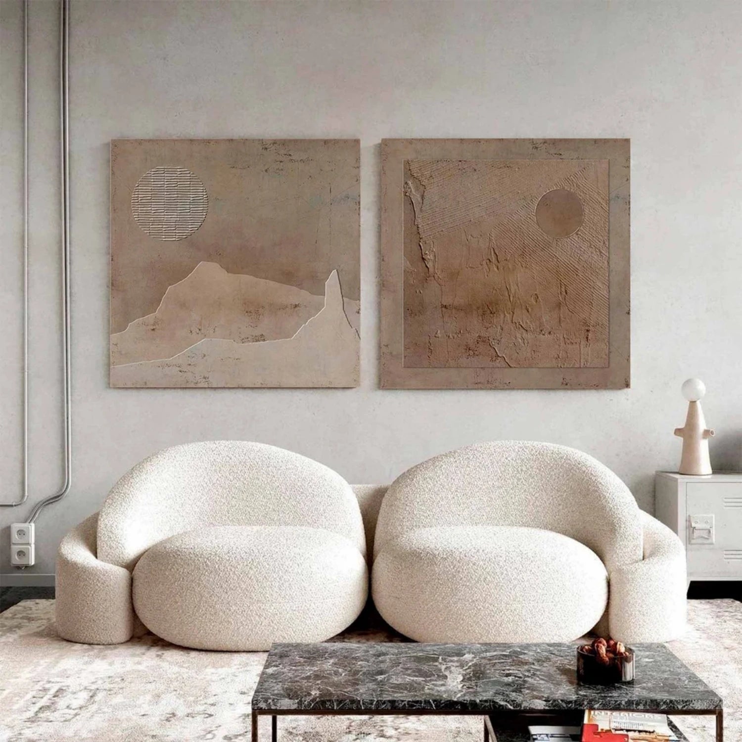 Wabi Sabi Canvas Art Set of 2 #WS058