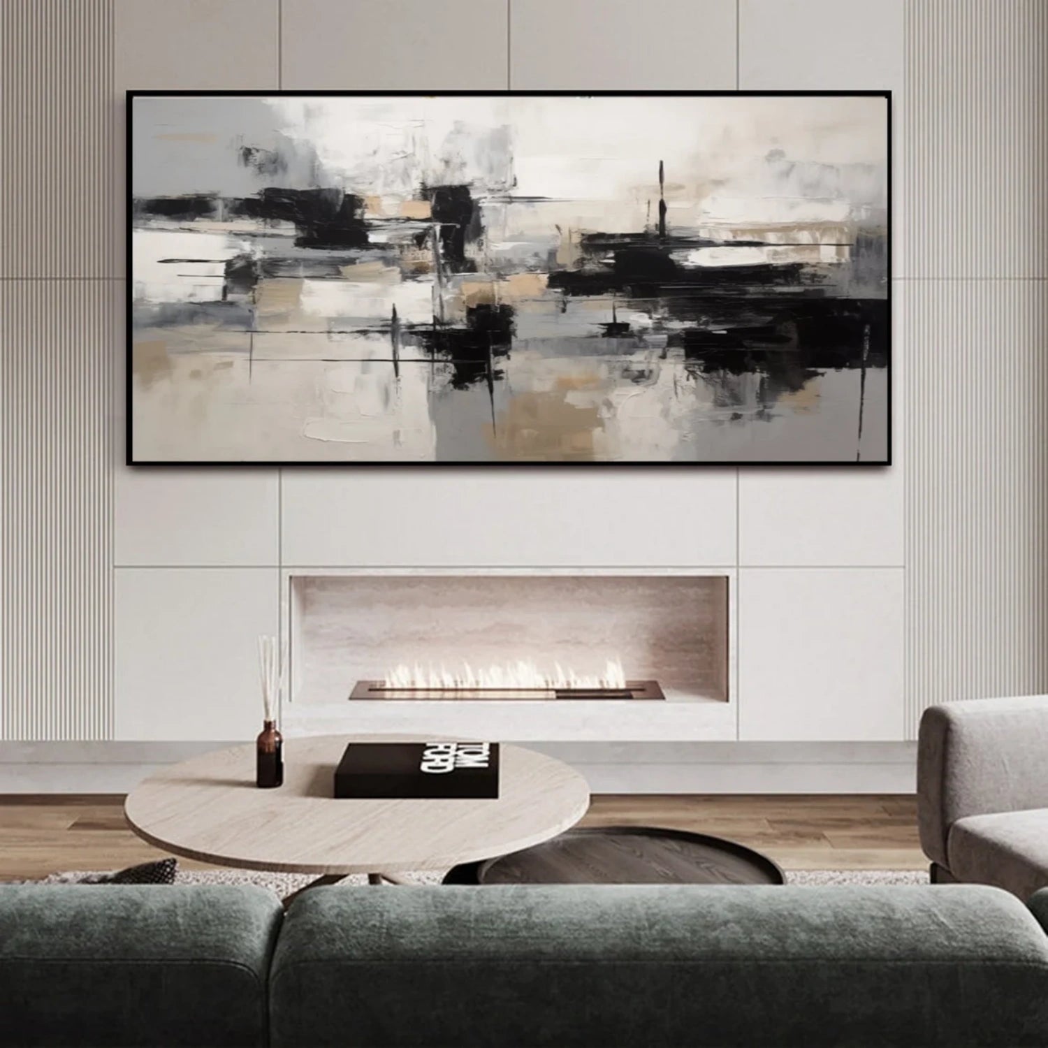 Abstract Canvas Wall Art #AP236