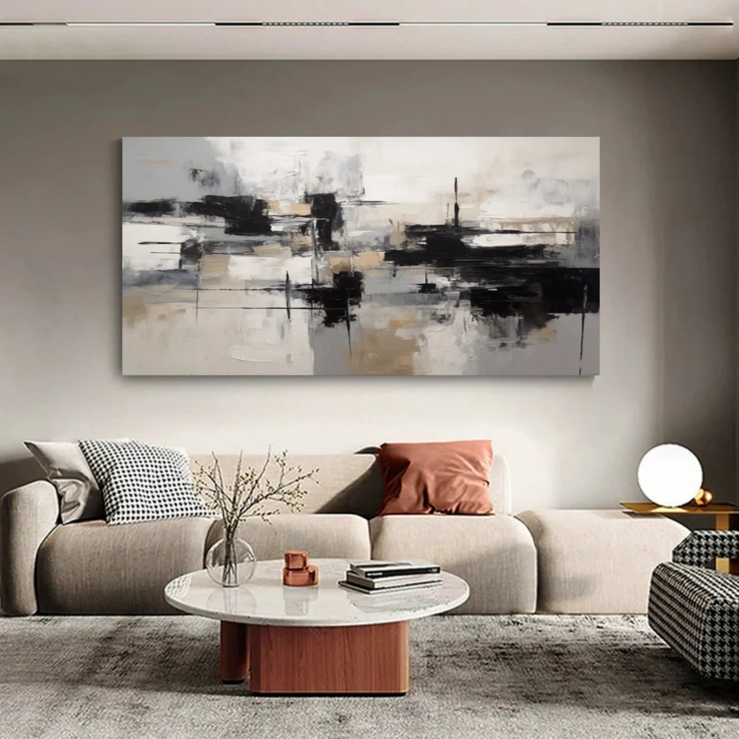 Abstract Canvas Wall Art #AP236