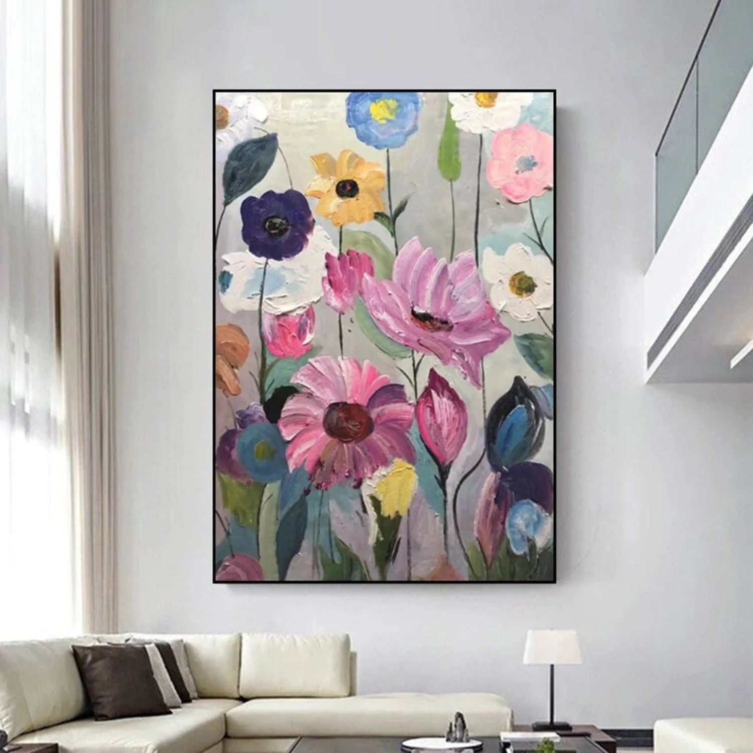 Flower Abstract Wall Art #FP111