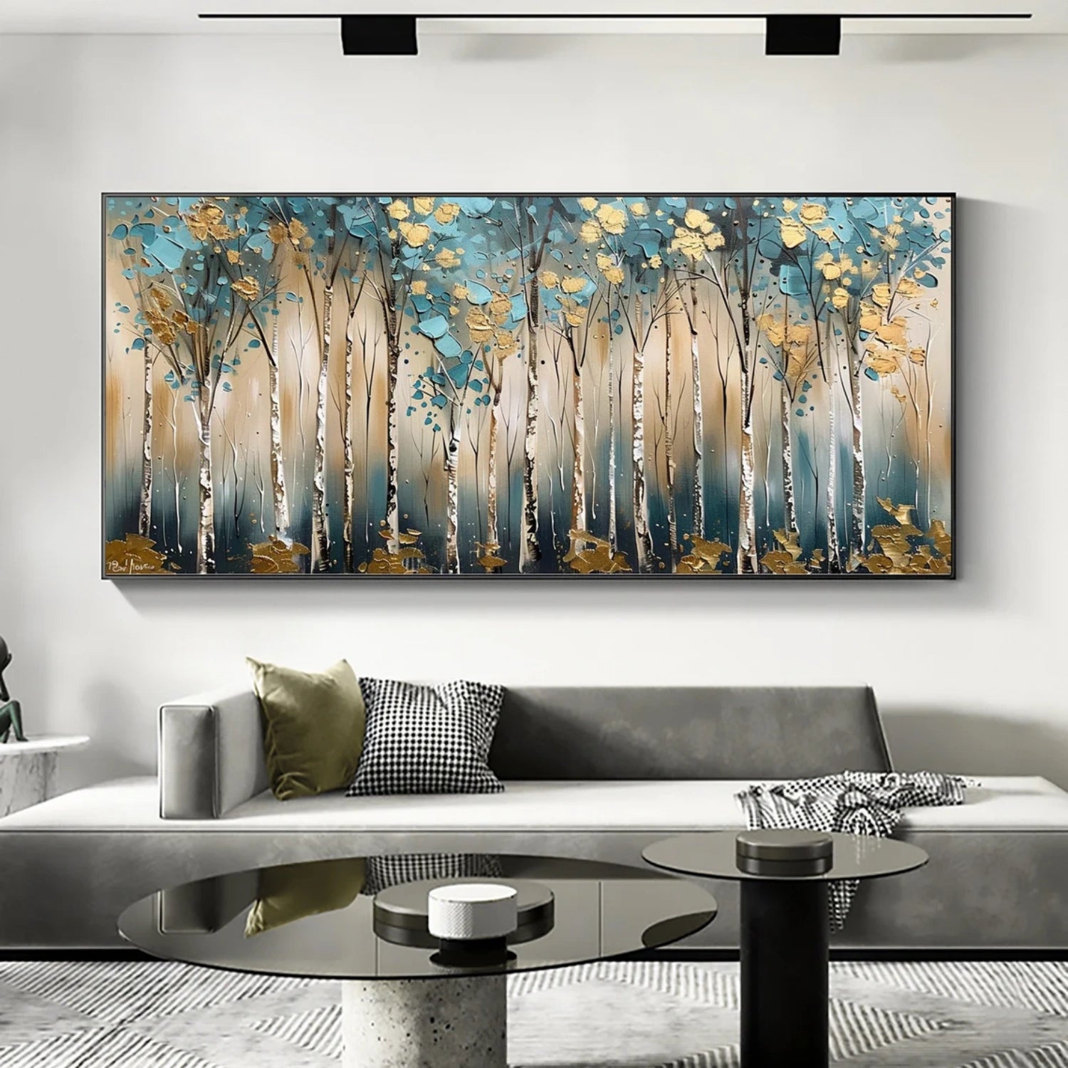 Tree Abstract Textured Wall Art #TP044